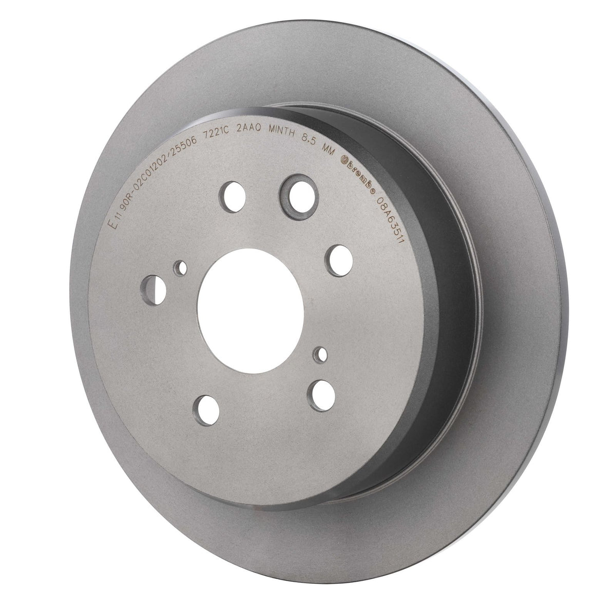 PRIME UV Coated Rear Disc Brake Rotor - 08.A635.11_09