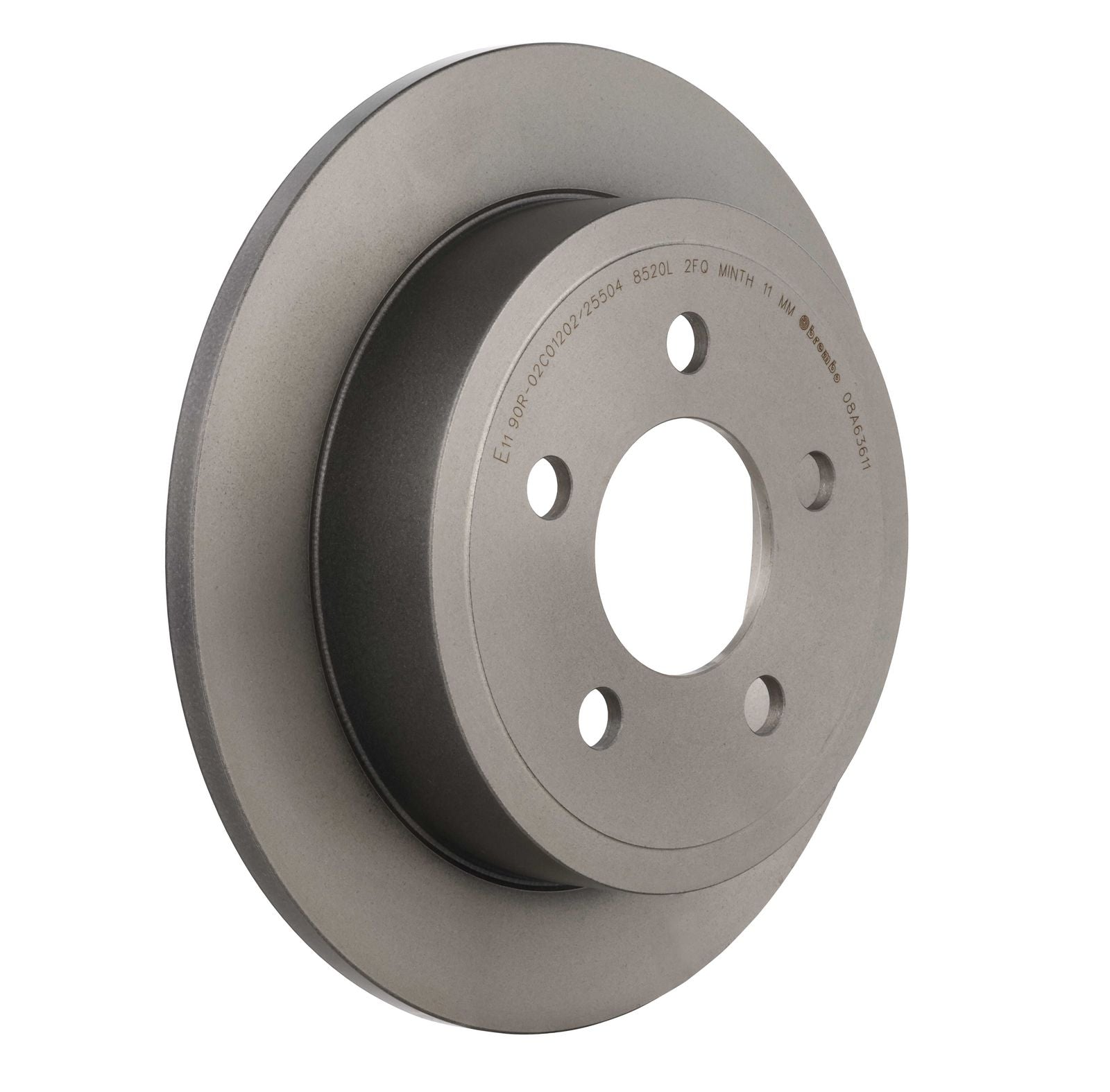 PRIME UV Coated Rear Disc Brake Rotor - 08.A636.11_22