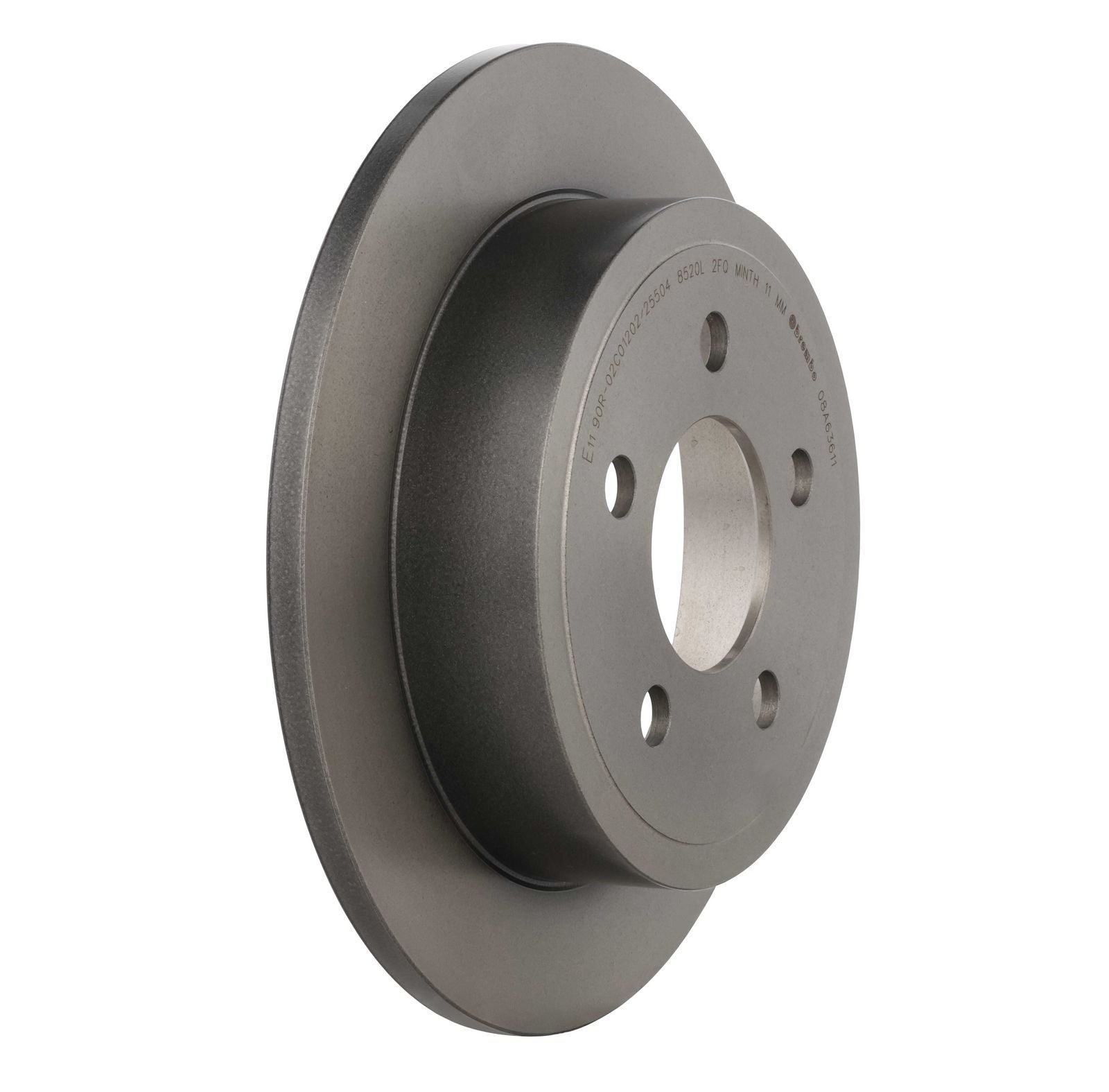 PRIME UV Coated Rear Disc Brake Rotor - 08.A636.11_21