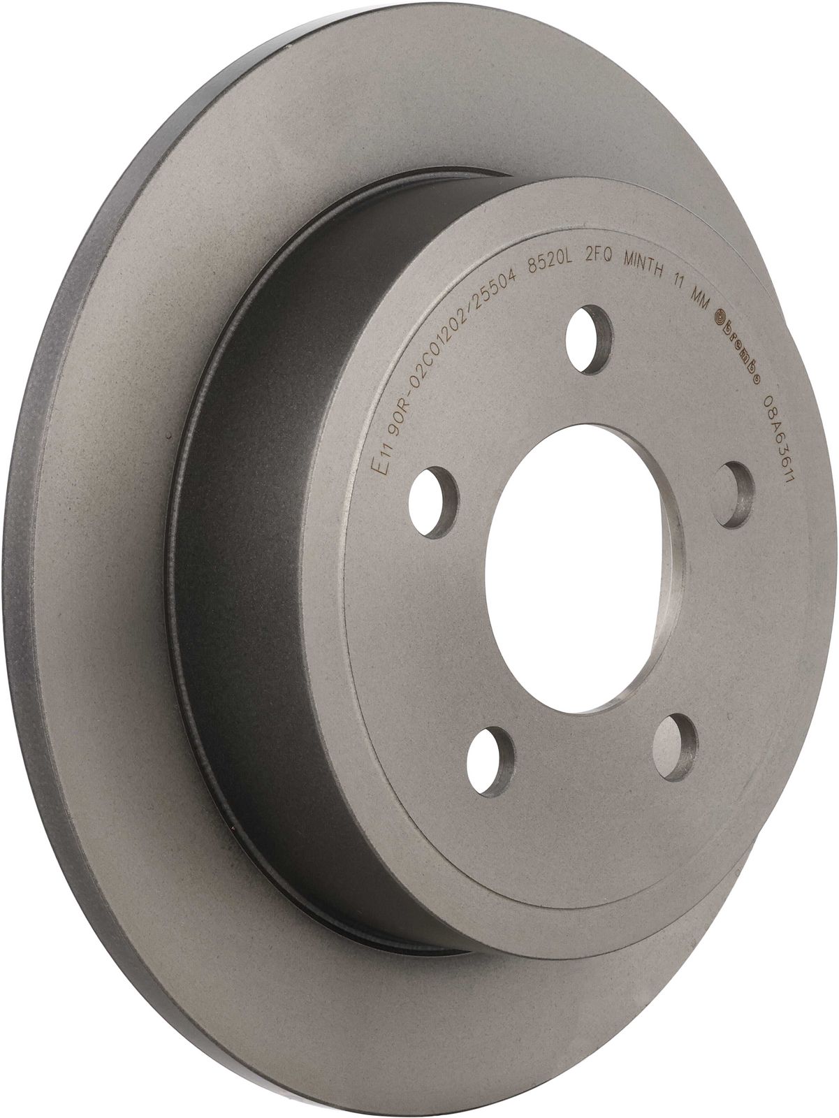 PRIME UV Coated Rear Disc Brake Rotor - 08.A636.11_01