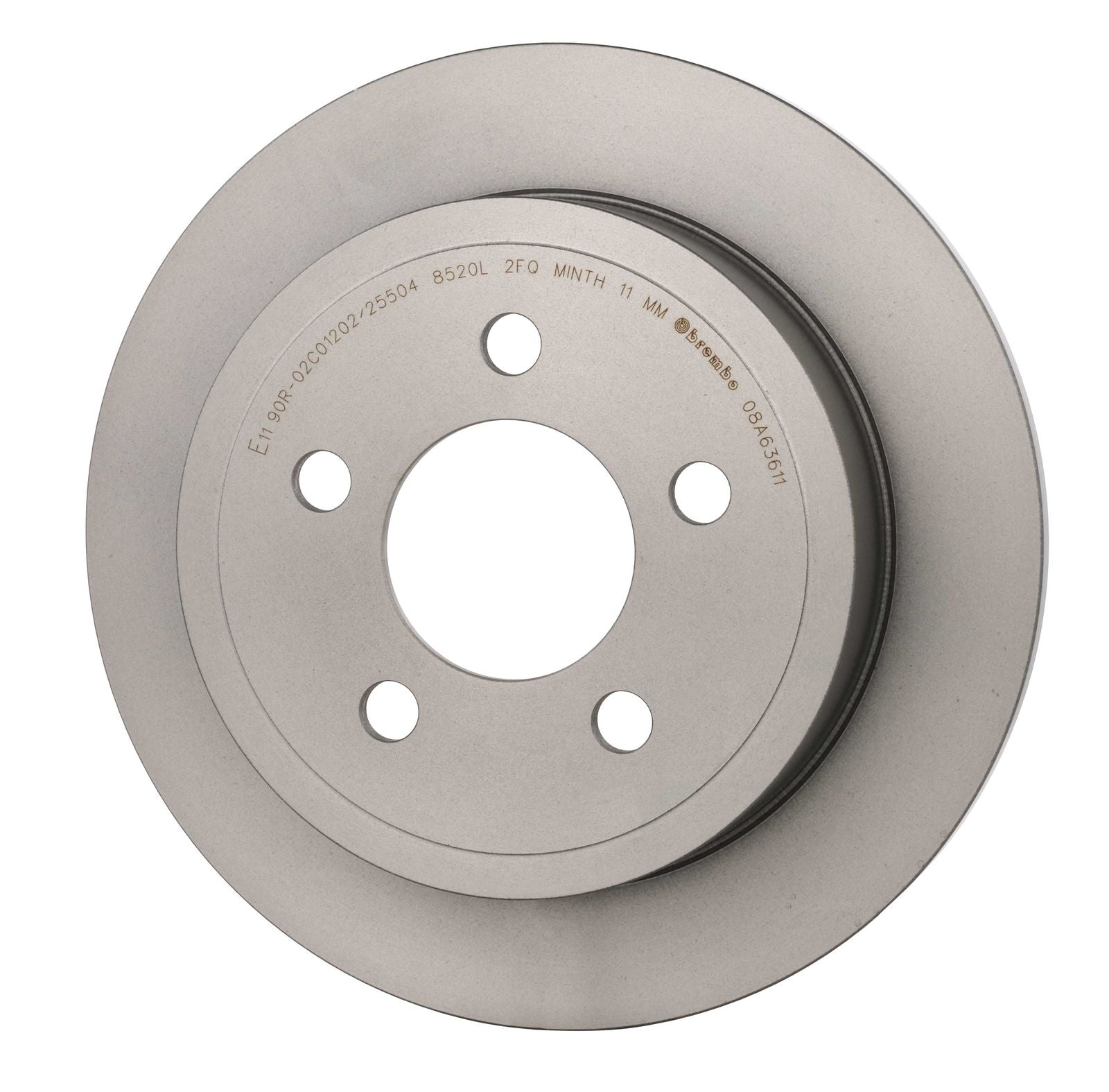 PRIME UV Coated Rear Disc Brake Rotor - 08.A636.11_02