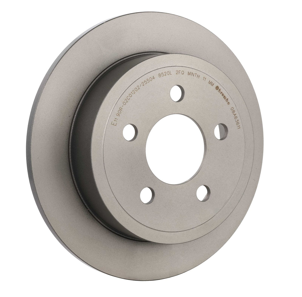 PRIME UV Coated Rear Disc Brake Rotor - 08.A636.11_23
