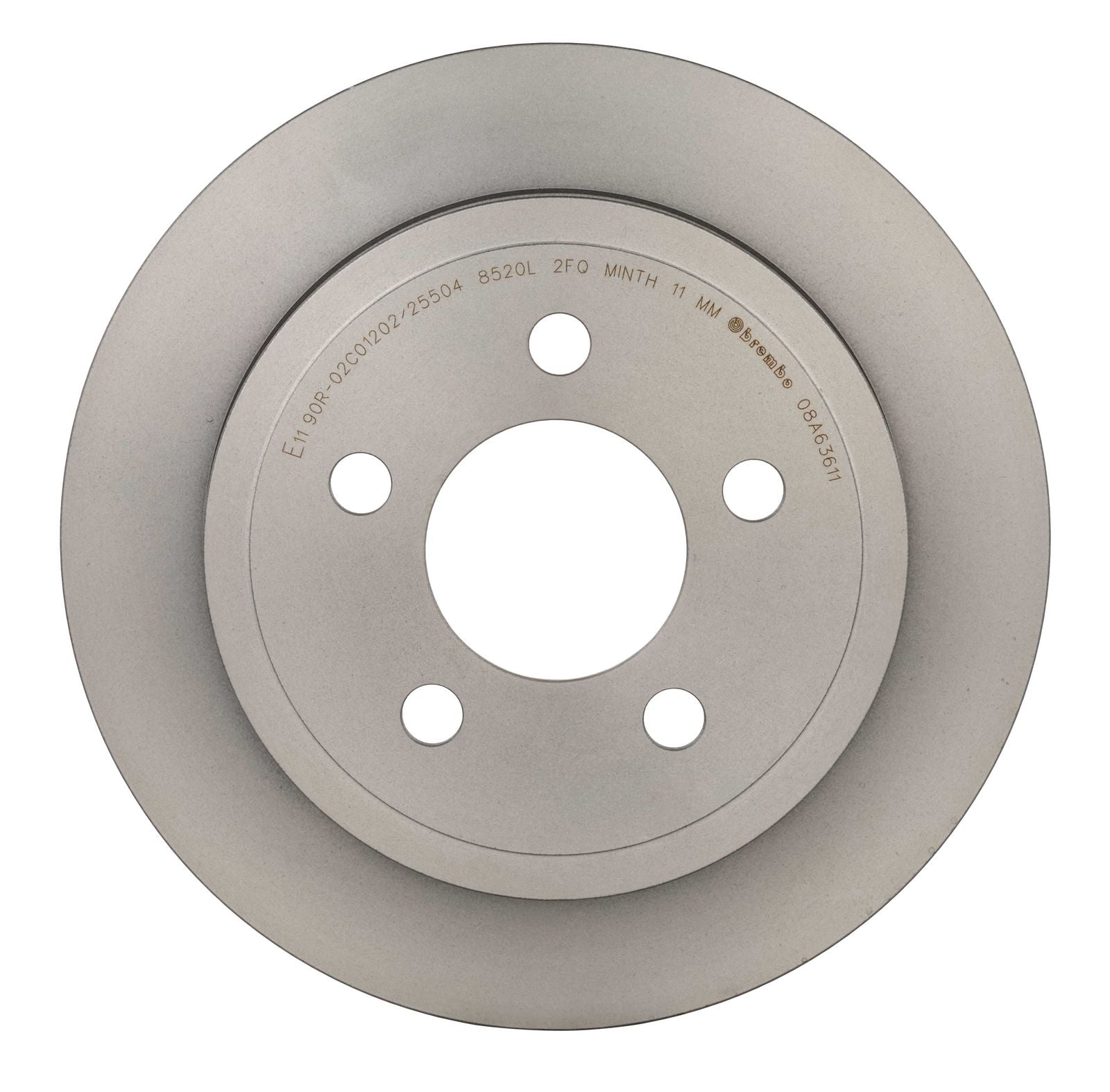 PRIME UV Coated Rear Disc Brake Rotor - 08.A636.11_01