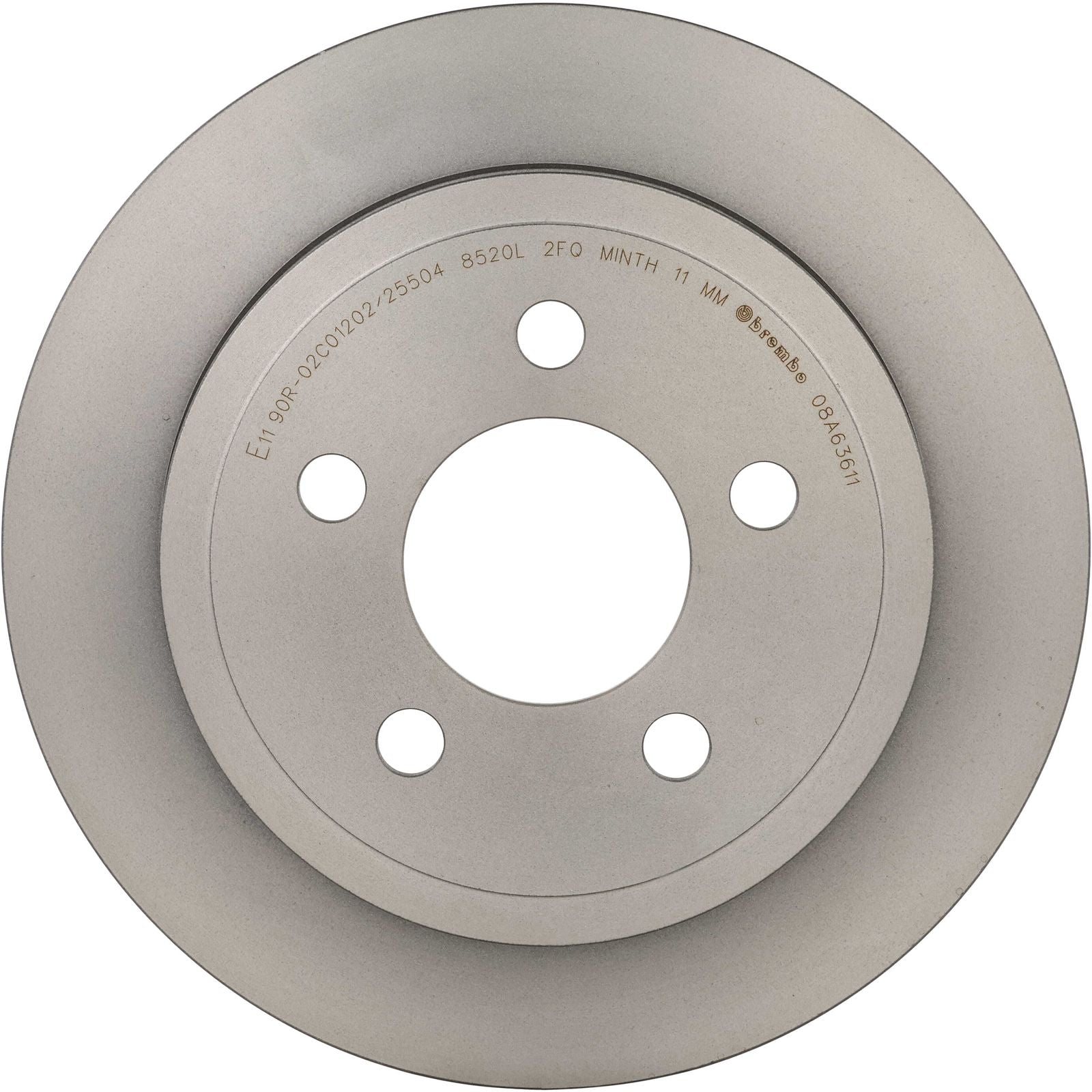 PRIME UV Coated Rear Disc Brake Rotor - 08.A636.11_28