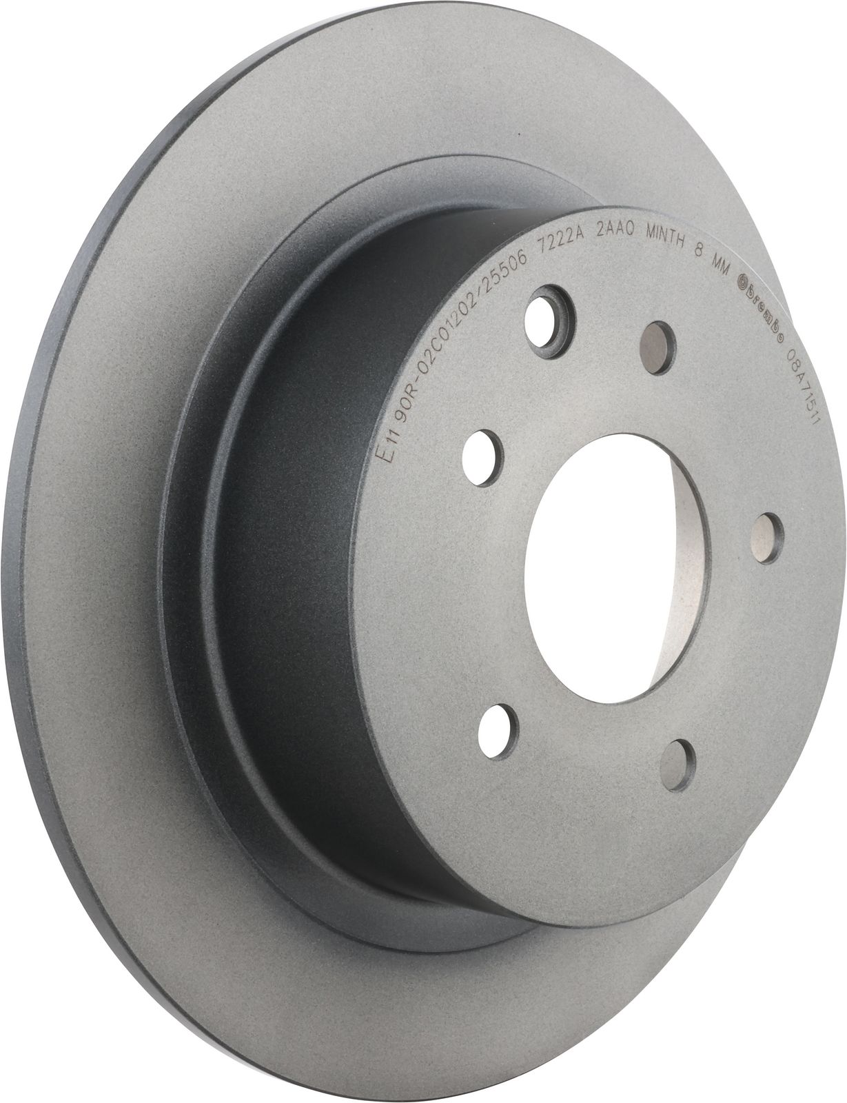 PRIME UV Coated Rear Disc Brake Rotor - 08.A715.11_01