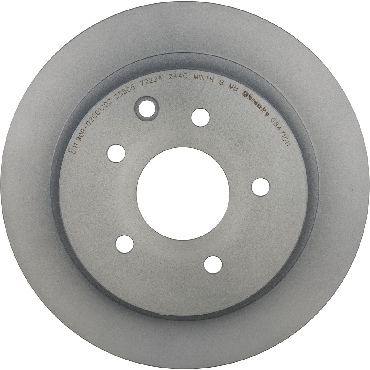 PRIME UV Coated Rear Disc Brake Rotor - 08.A715.11_28