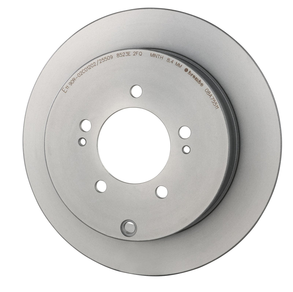 PRIME UV Coated Rear Disc Brake Rotor - 08.A755.11_08
