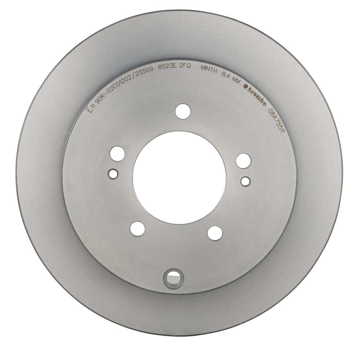 PRIME UV Coated Rear Disc Brake Rotor - 08.A755.11_07