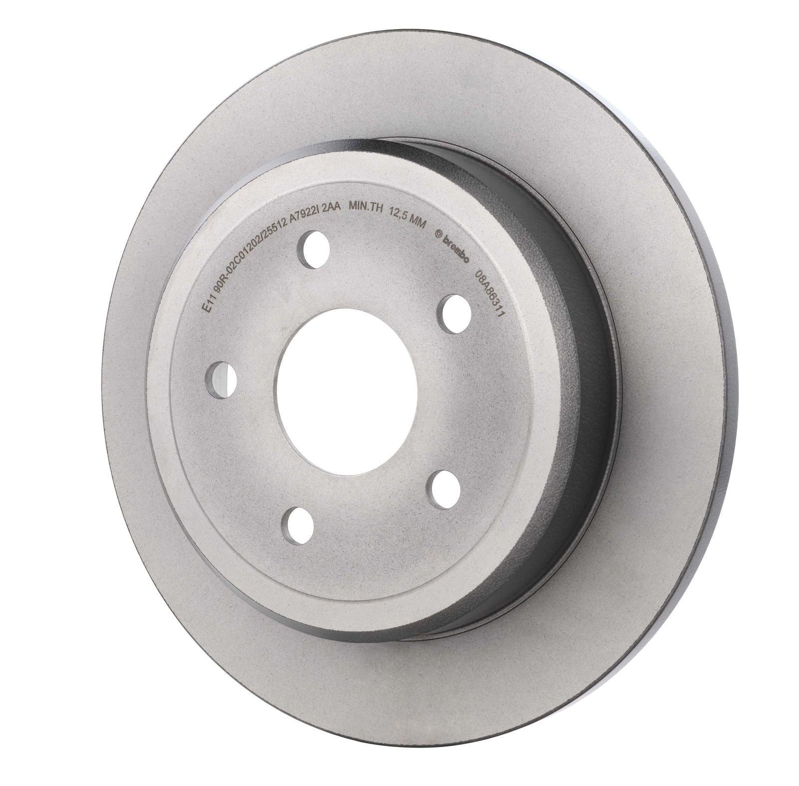 PRIME UV Coated Rear Disc Brake Rotor - 08.A863.11_04