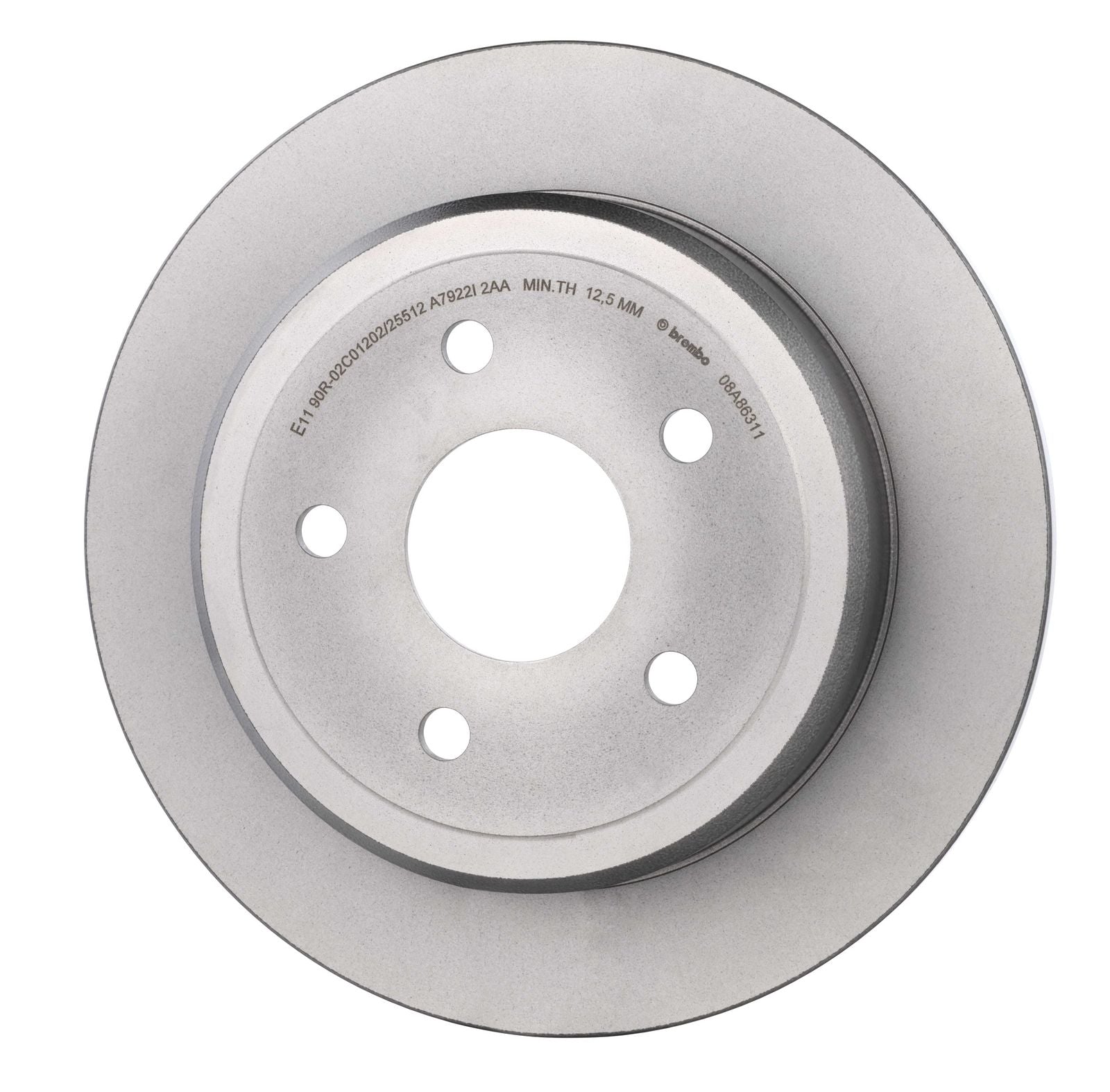 PRIME UV Coated Rear Disc Brake Rotor - 08.A863.11_03