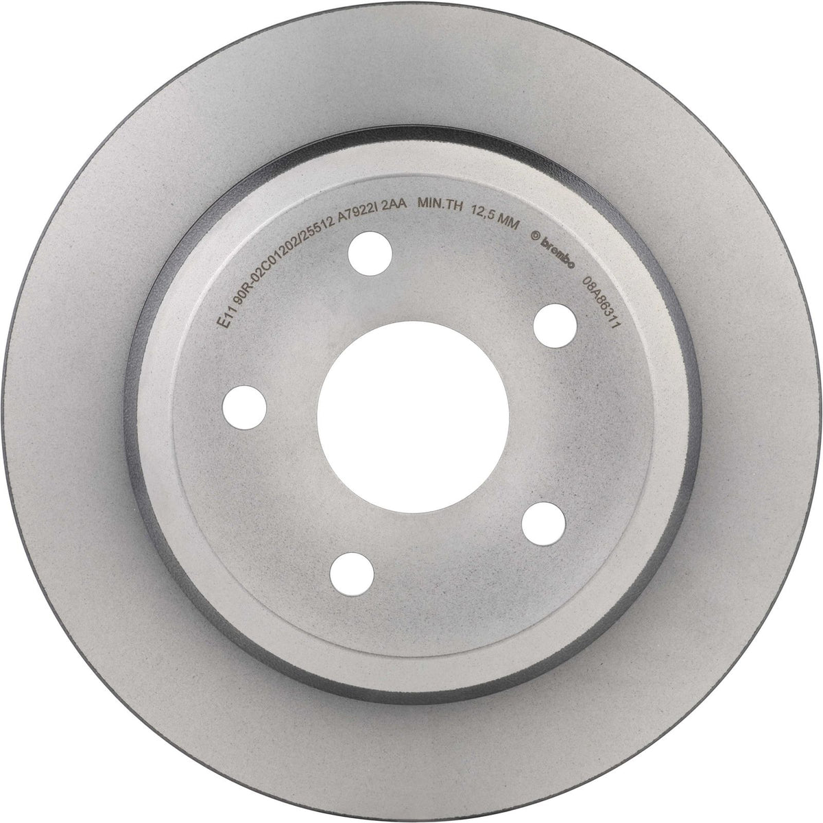 PRIME UV Coated Rear Disc Brake Rotor - 08.A863.11_28