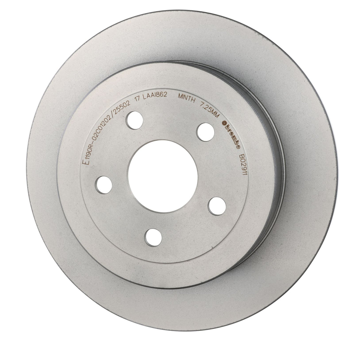 PRIME UV Coated Rear Disc Brake Rotor - 08.B029.11_08