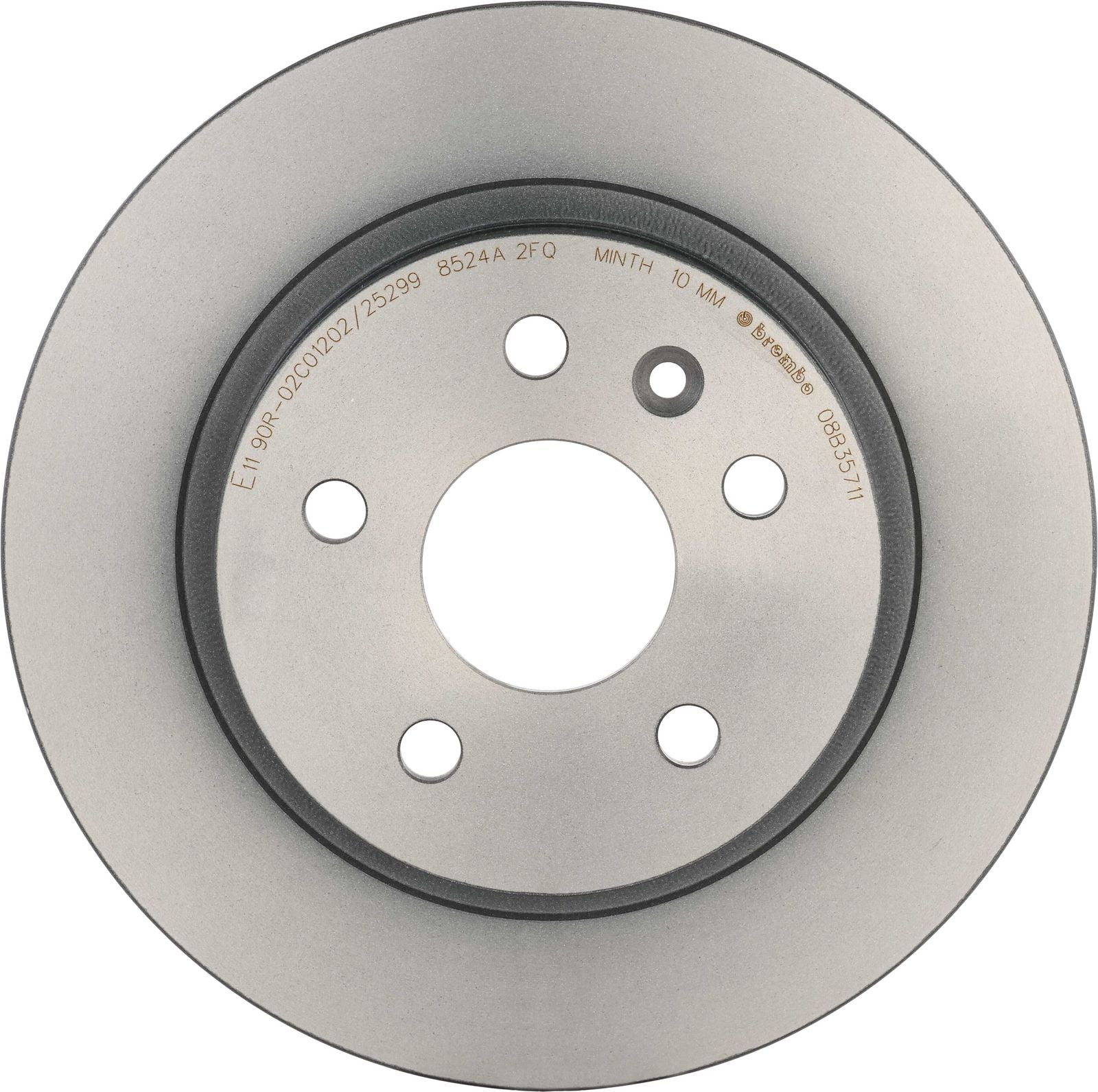 PRIME UV Coated Rear Disc Brake Rotor - 08.B357.11_03