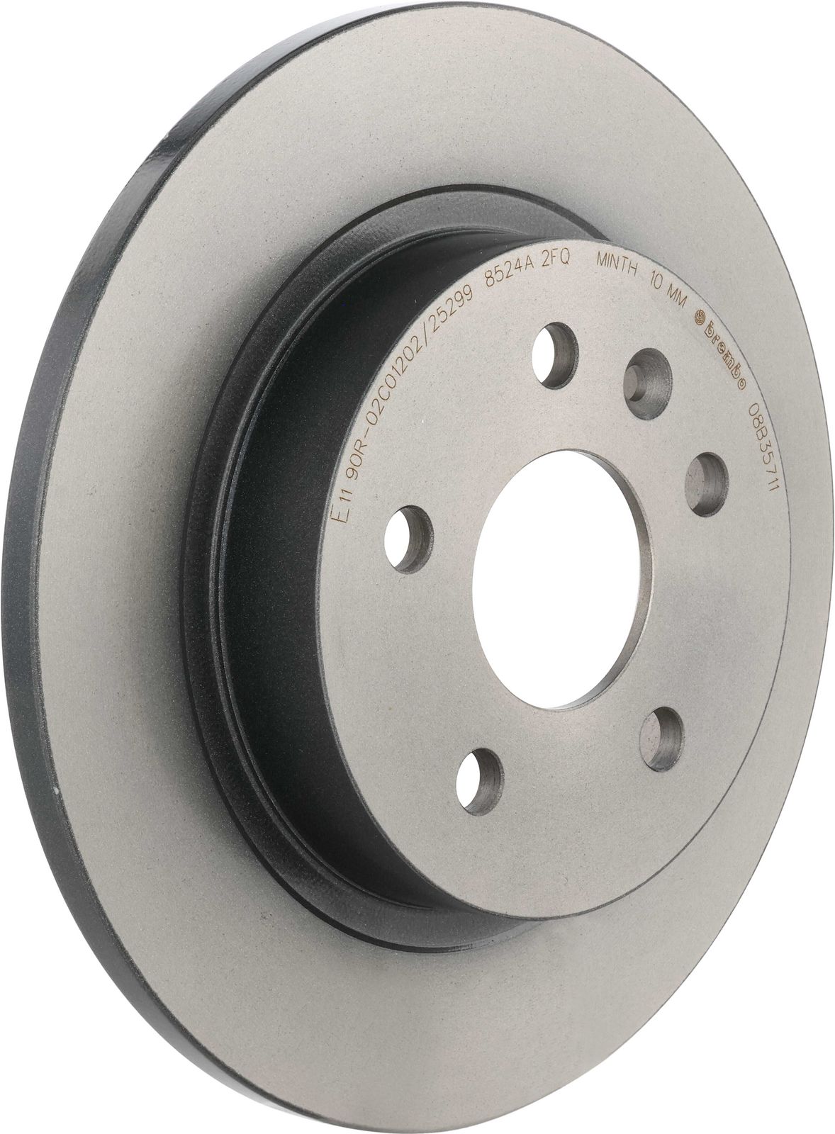 PRIME UV Coated Rear Disc Brake Rotor - 08.B357.11_01