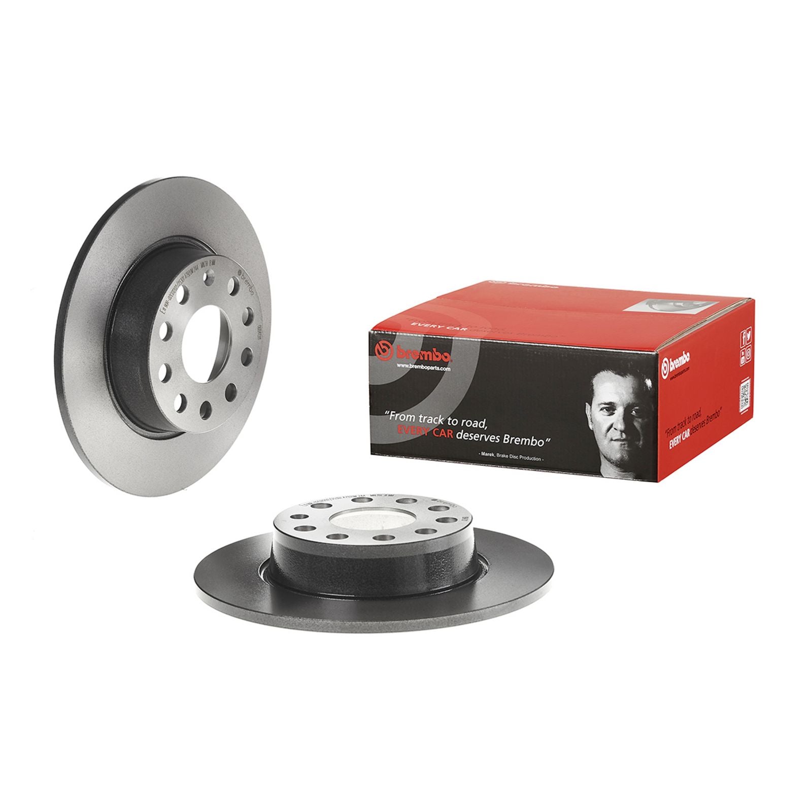 PRIME UV Coated Rear Disc Brake Rotor - 08.B413.11_01