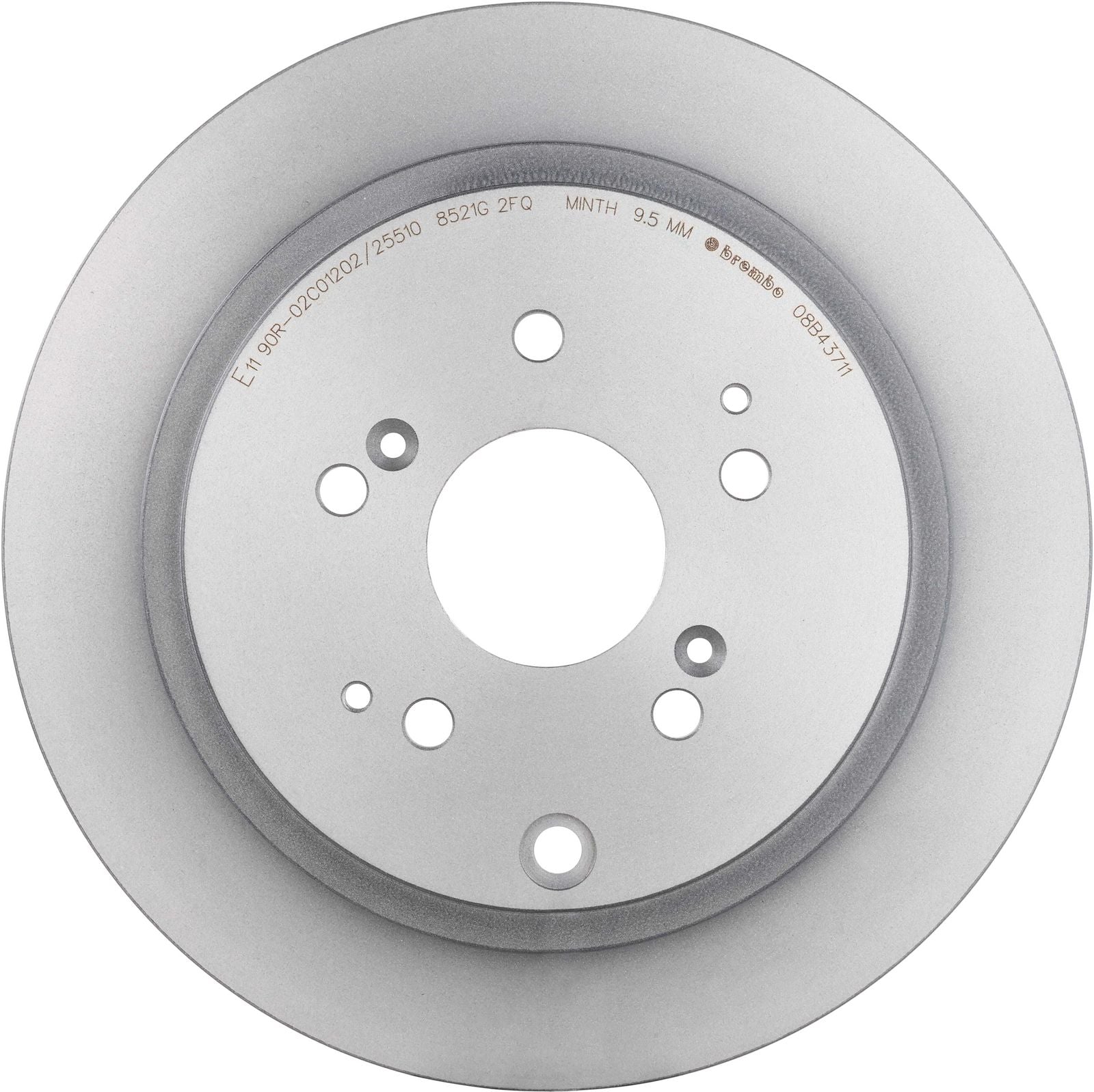 PRIME UV Coated Rear Disc Brake Rotor - 08.B437.11_03
