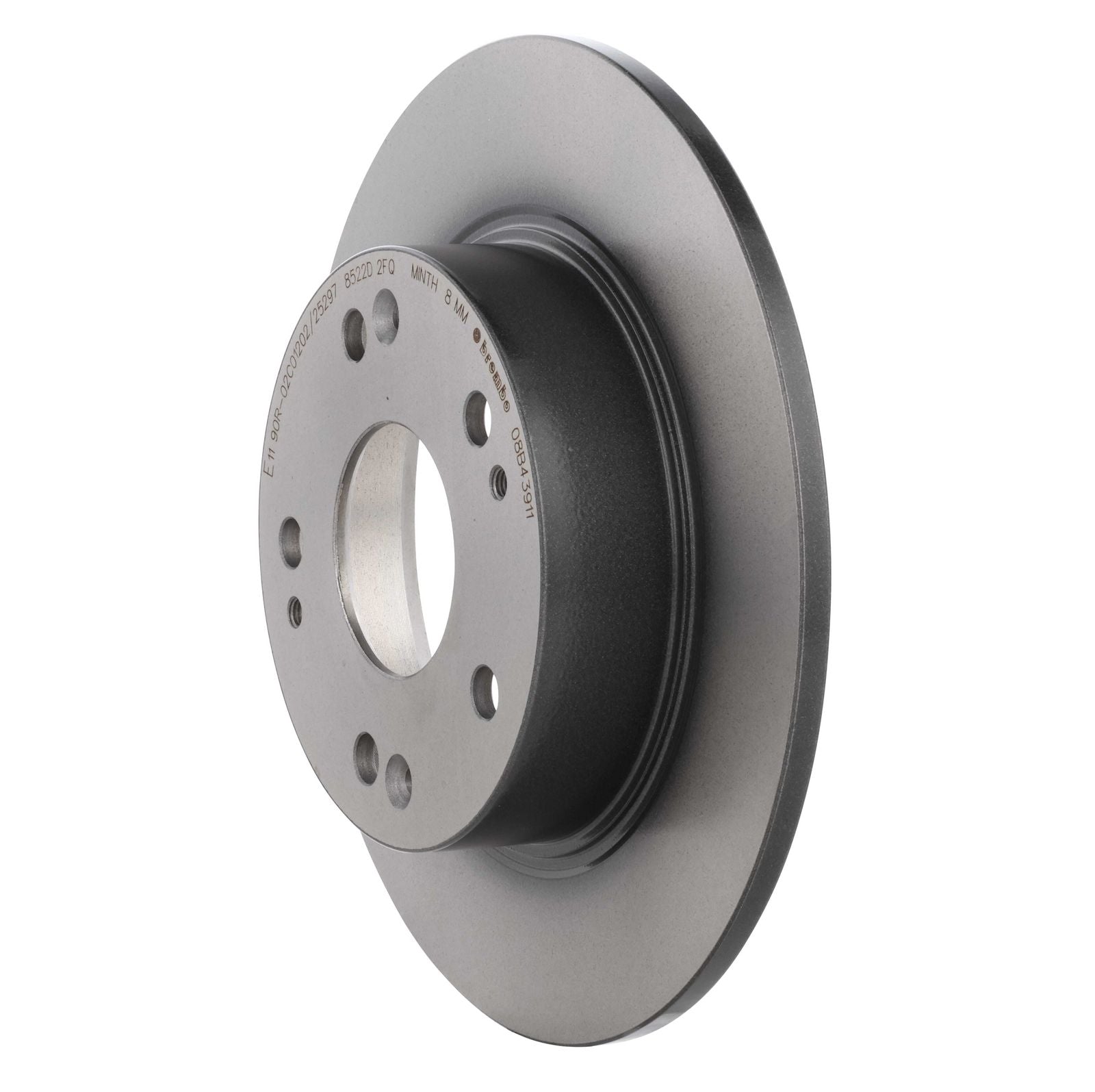PRIME UV Coated Rear Disc Brake Rotor - 08.B439.11_12