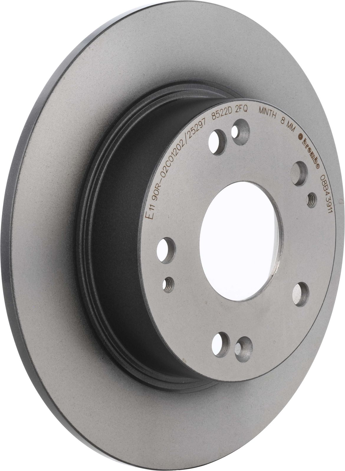 PRIME UV Coated Rear Disc Brake Rotor - 08.B439.11_01