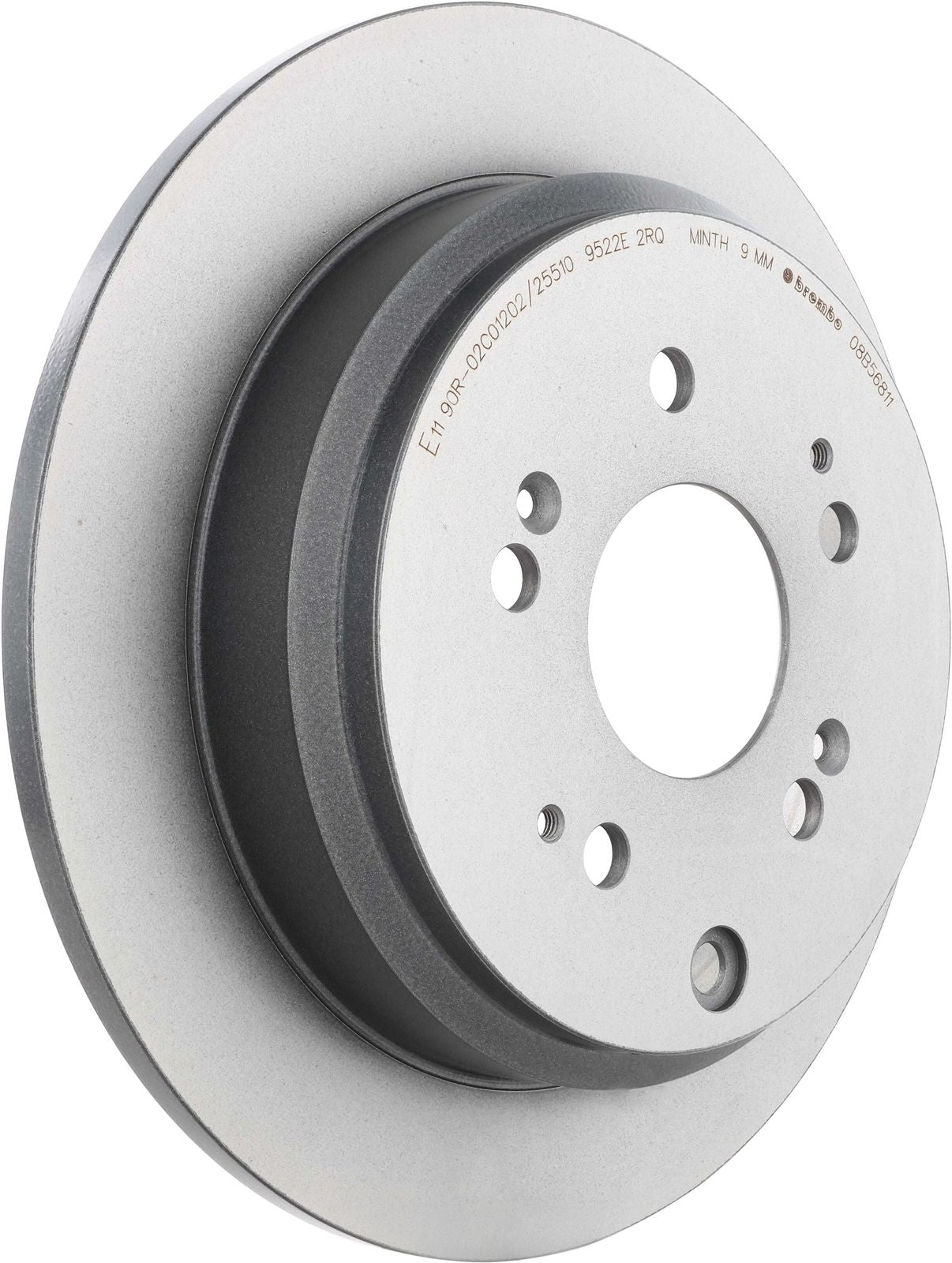PRIME UV Coated Rear Disc Brake Rotor - 08.B568.11_01