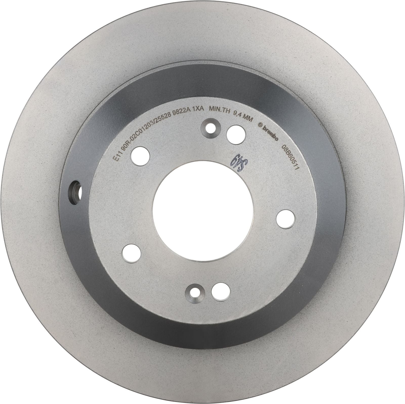 PRIME UV Coated Rear Disc Brake Rotor - 08.B605.11_03