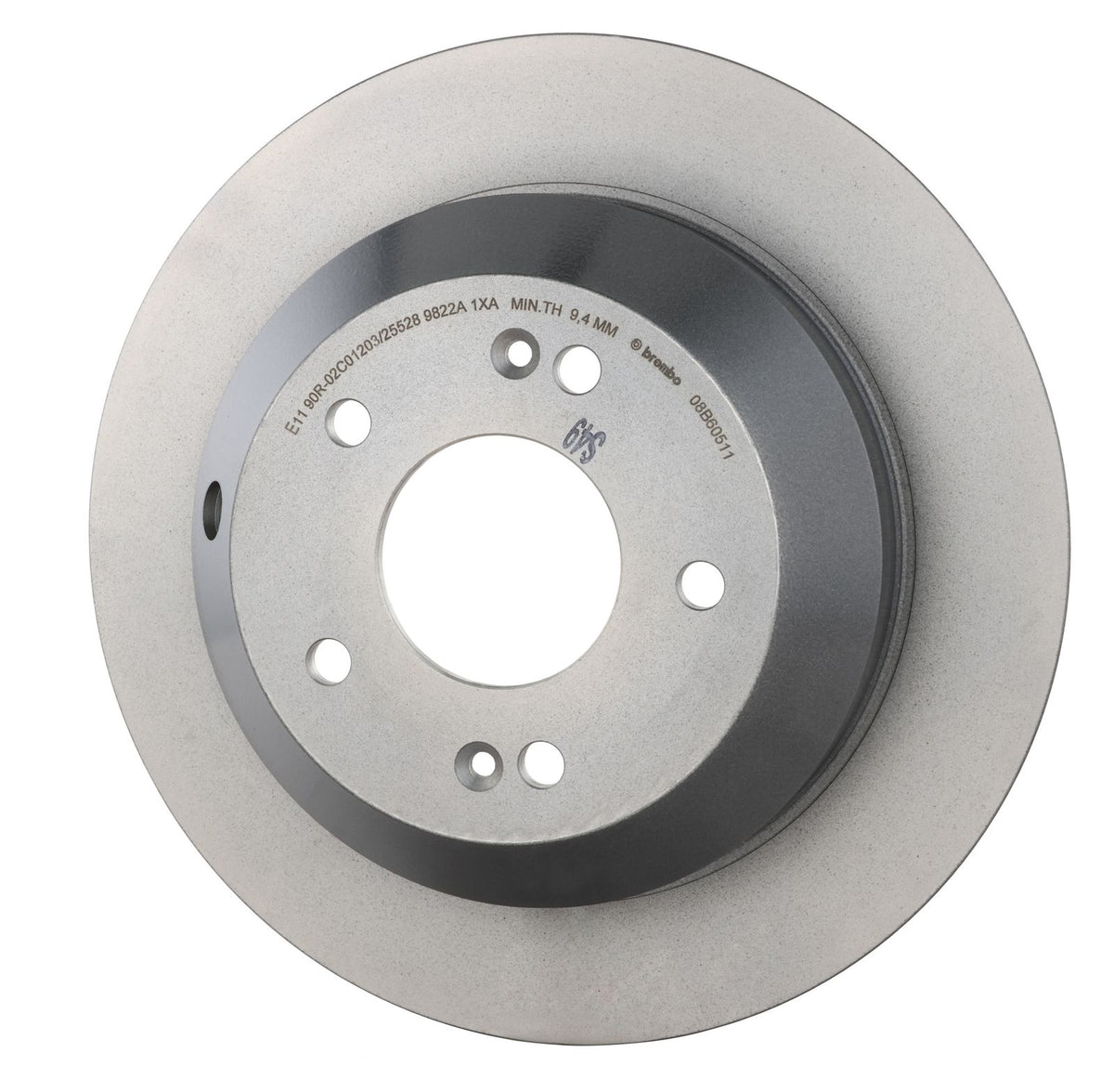 PRIME UV Coated Rear Disc Brake Rotor - 08.B605.11_03
