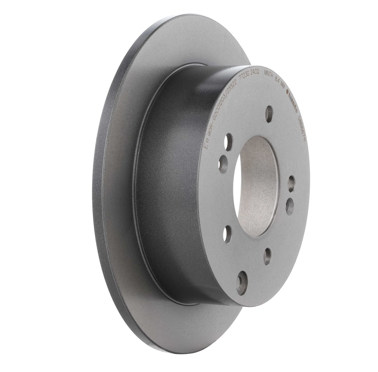 PRIME UV Coated Rear Disc Brake Rotor - 08.B667.11_22
