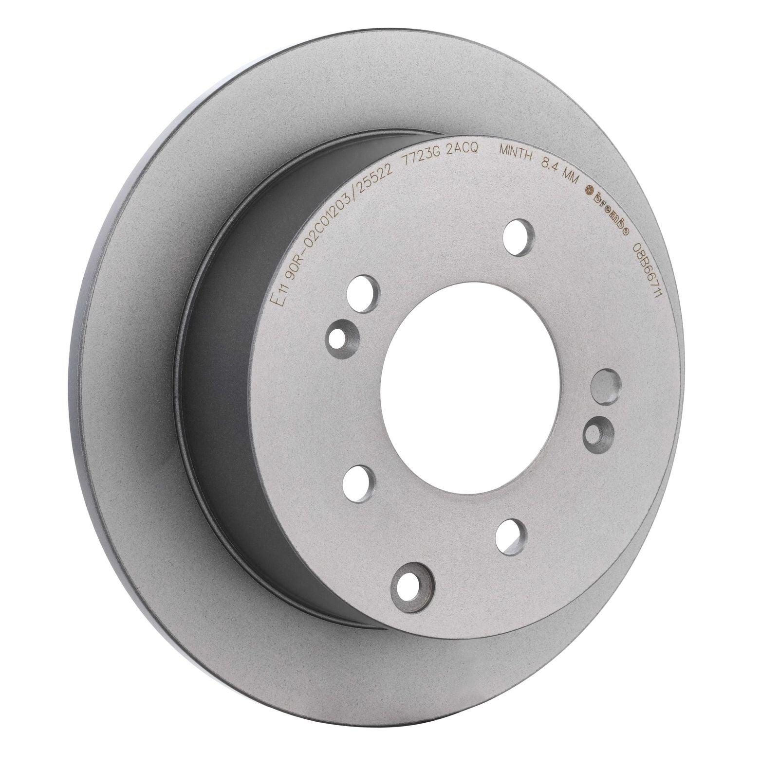PRIME UV Coated Rear Disc Brake Rotor - 08.B667.11_24
