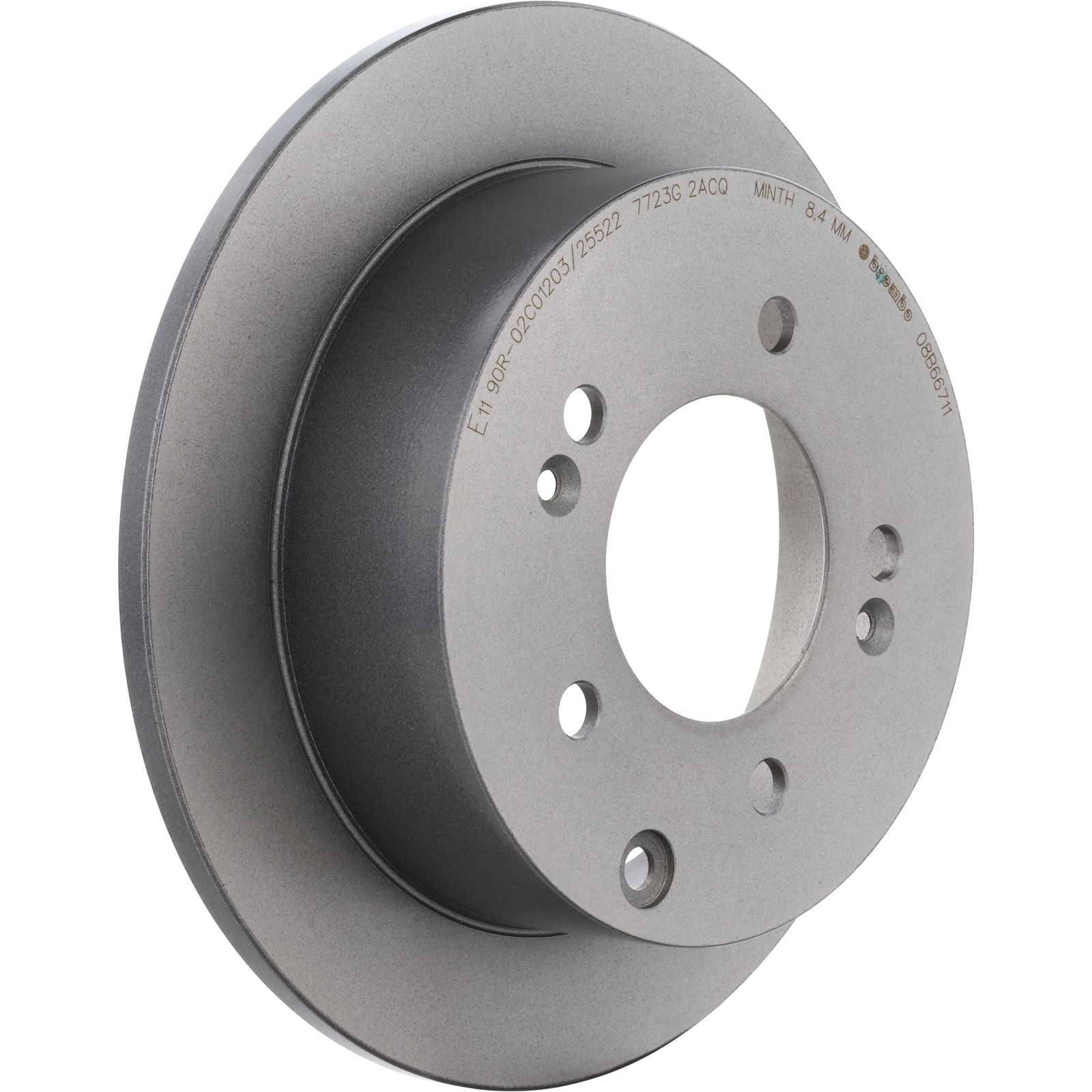 PRIME UV Coated Rear Disc Brake Rotor - 08.B667.11_01