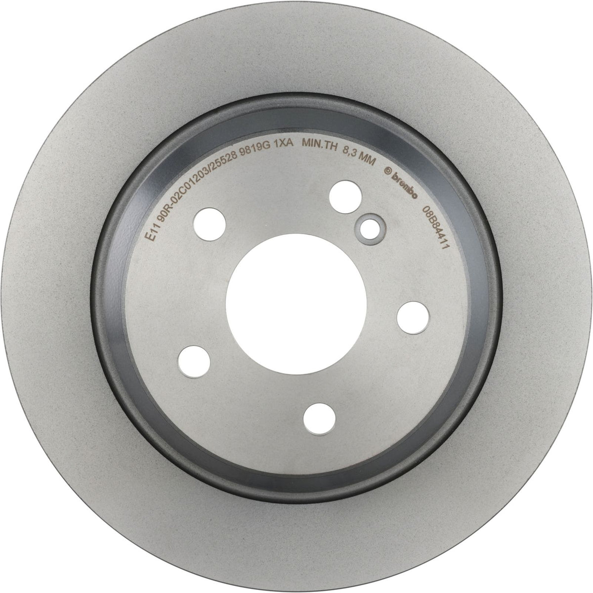 PRIME UV Coated Rear Disc Brake Rotor - 08.B844.11_04