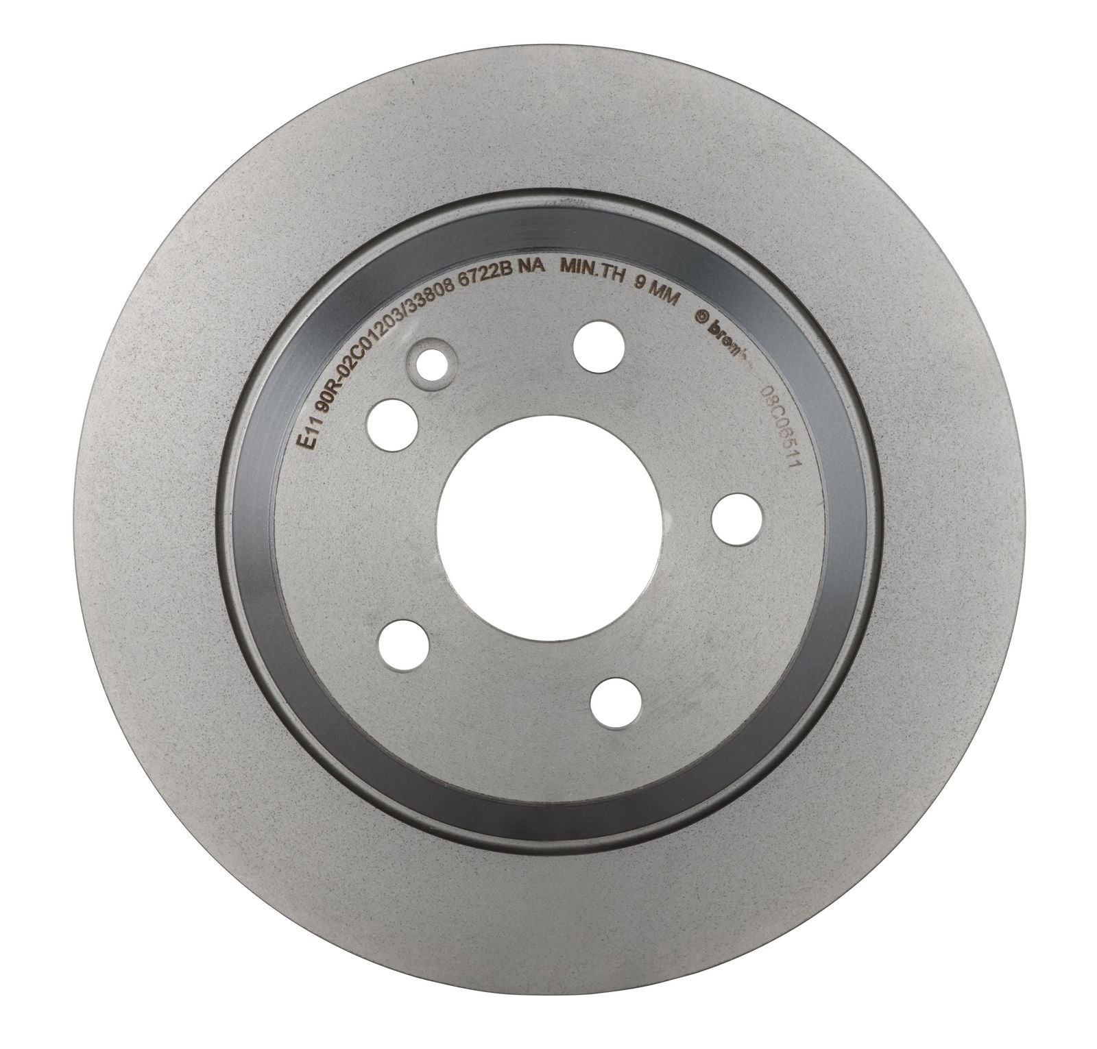 PRIME UV Coated Rear Disc Brake Rotor - 08.C065.11_07