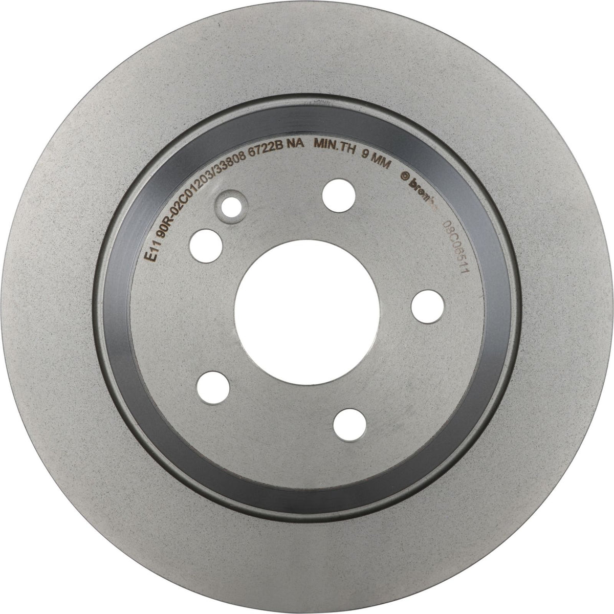 PRIME UV Coated Rear Disc Brake Rotor - 08.C065.11_04