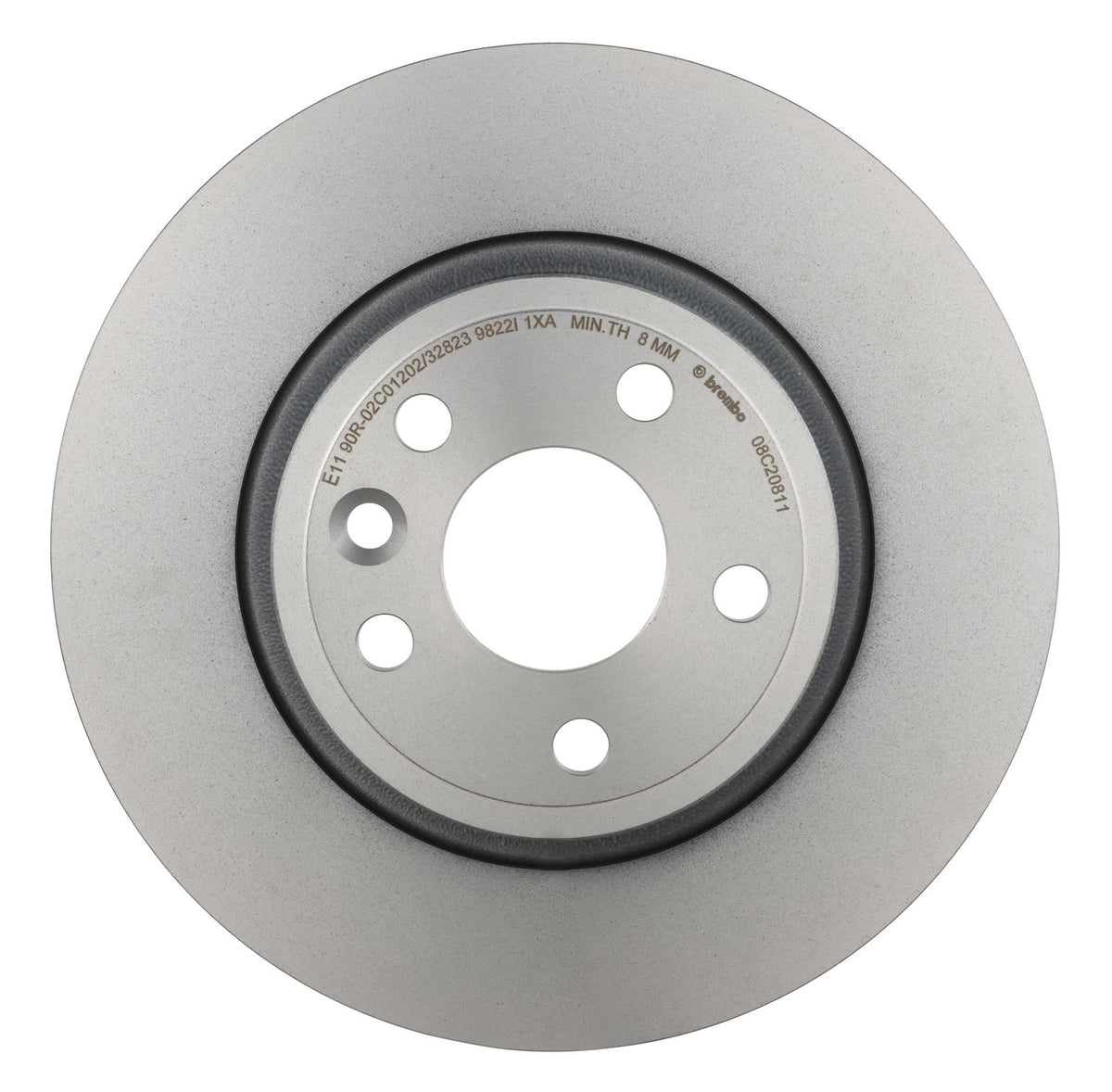 PRIME UV Coated Rear Disc Brake Rotor - 08.C208.11_06