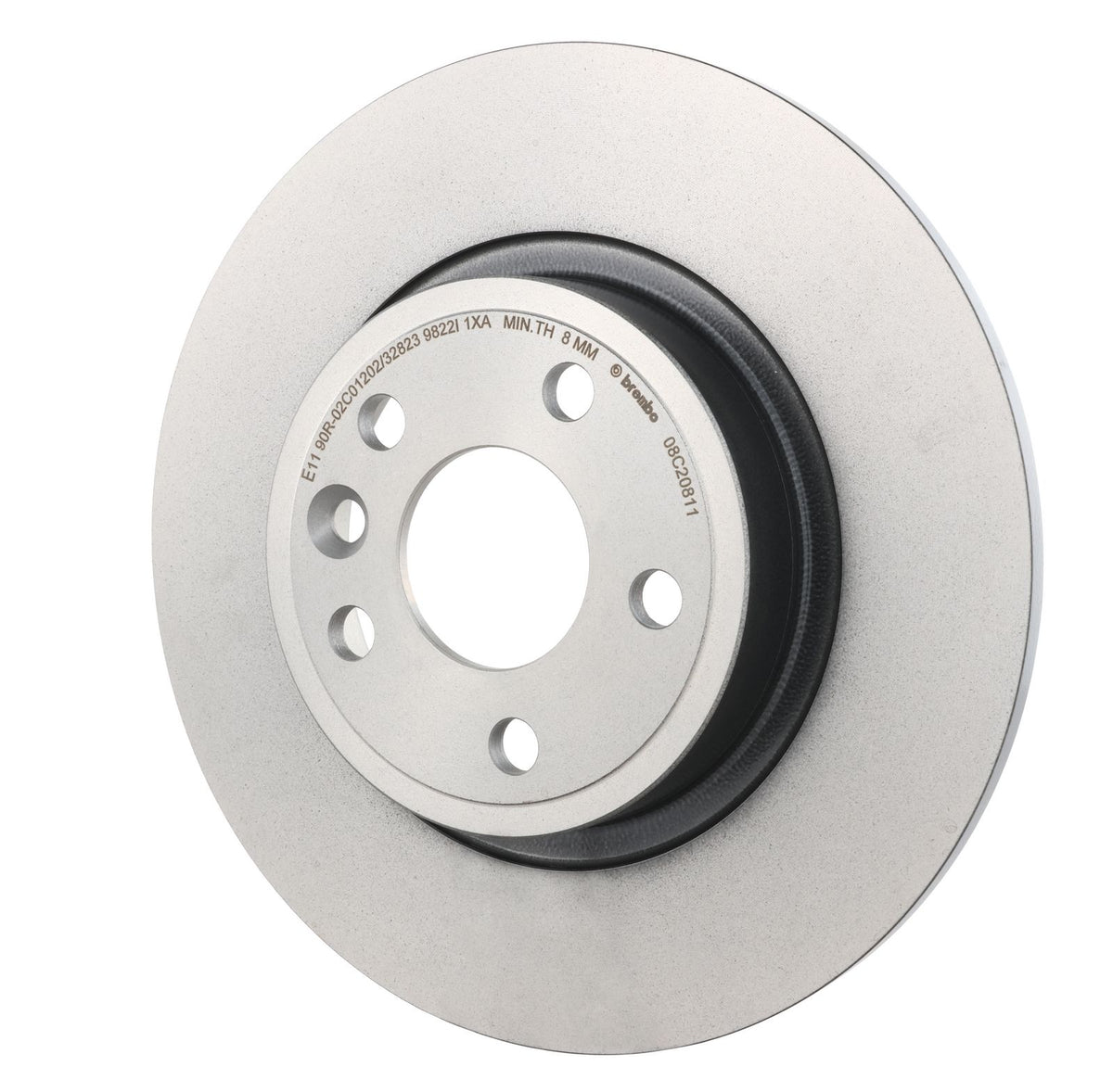 PRIME UV Coated Rear Disc Brake Rotor - 08.C208.11_08