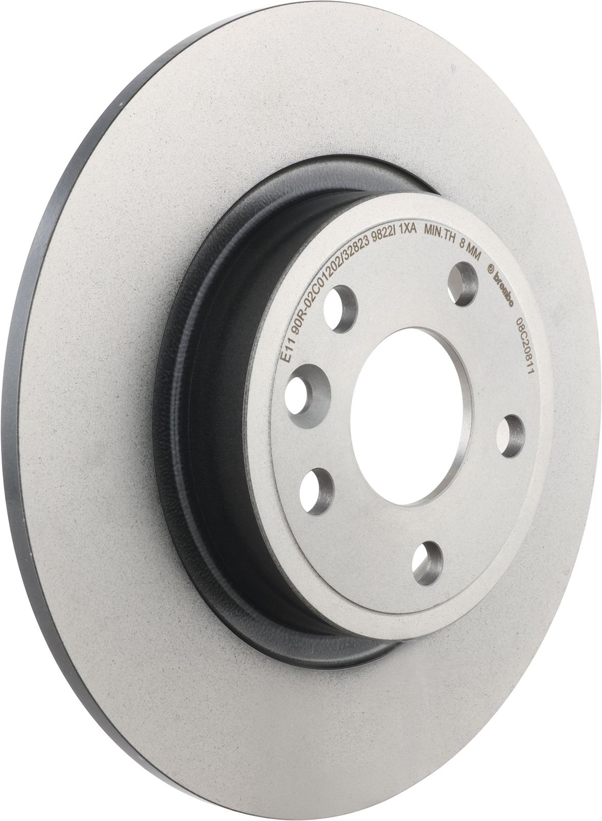 PRIME UV Coated Rear Disc Brake Rotor - 08.C208.11_01