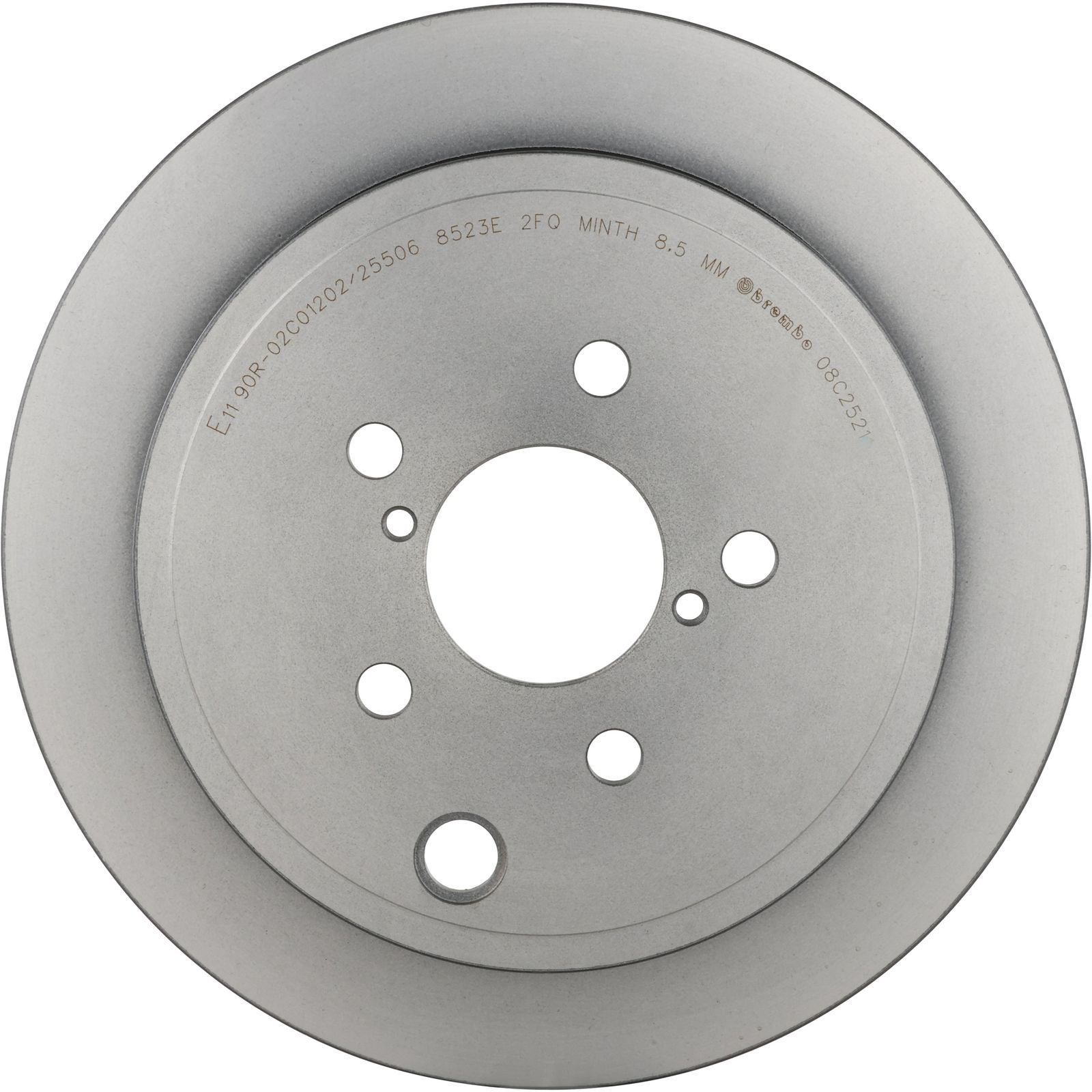 PRIME UV Coated Rear Disc Brake Rotor - 08.C252.11_03
