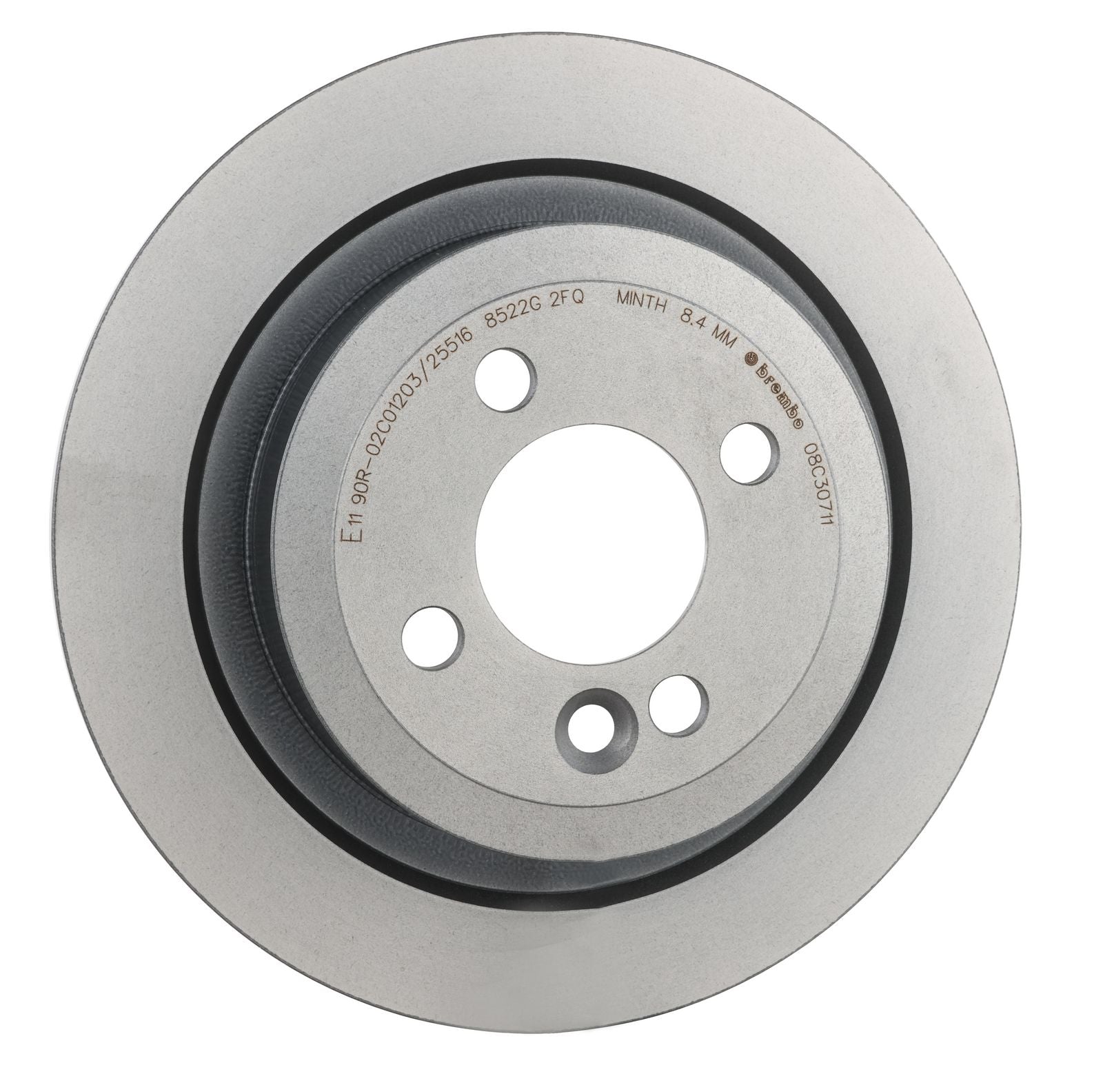 PRIME UV Coated Rear Disc Brake Rotor - 08.C307.11_24
