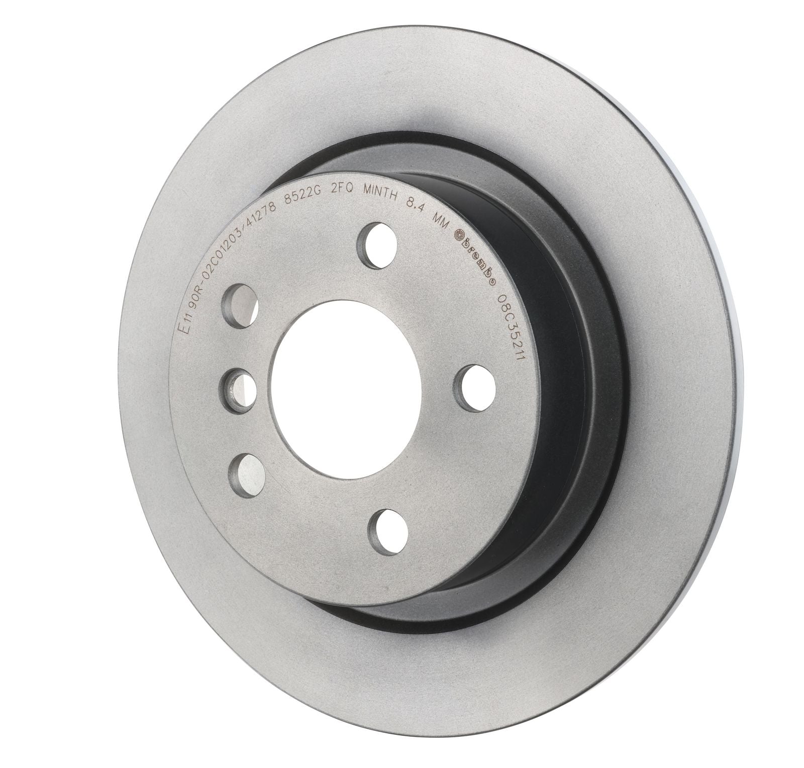 PRIME UV Coated Rear Disc Brake Rotor - 08.C352.11_09