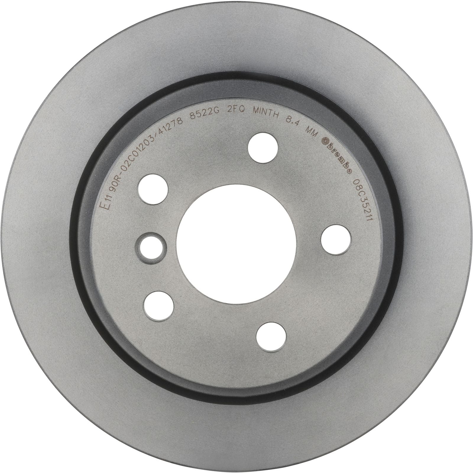 PRIME UV Coated Rear Disc Brake Rotor - 08.C352.11_02