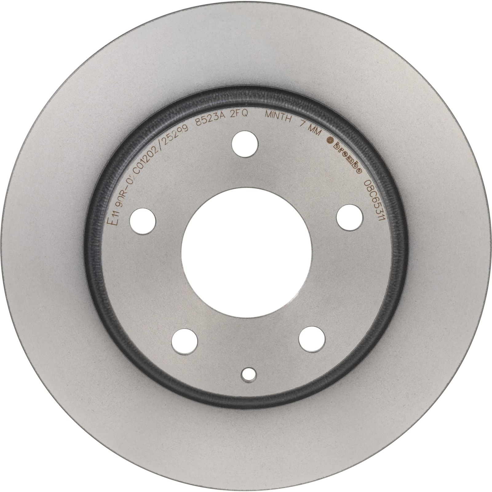 PRIME UV Coated Rear Disc Brake Rotor - 08.C653.11_04