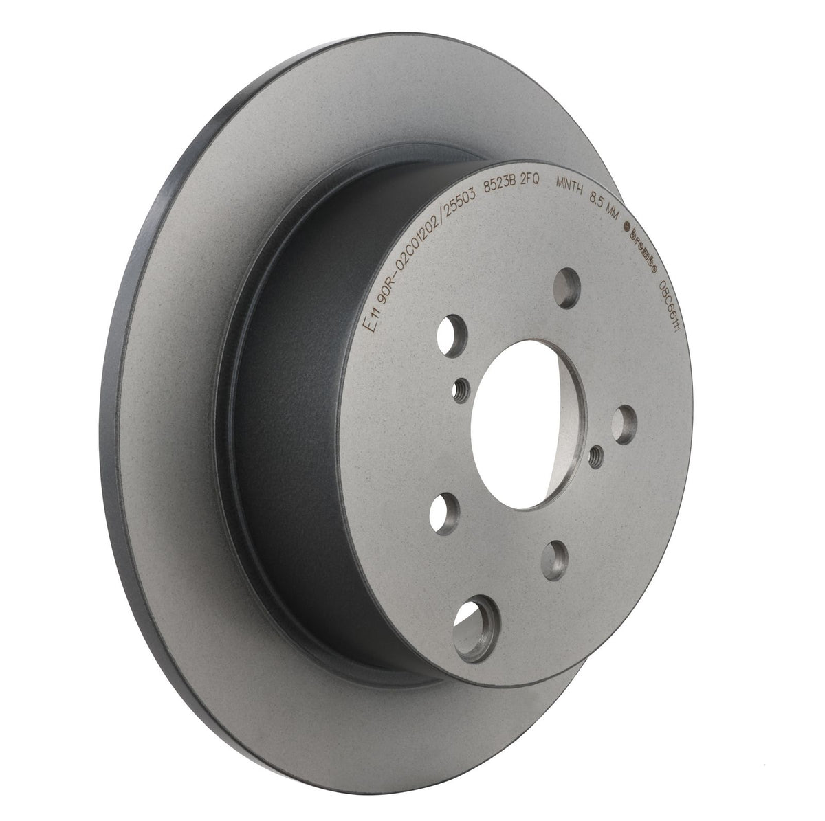 PRIME UV Coated Rear Disc Brake Rotor - 08.C661.11_22