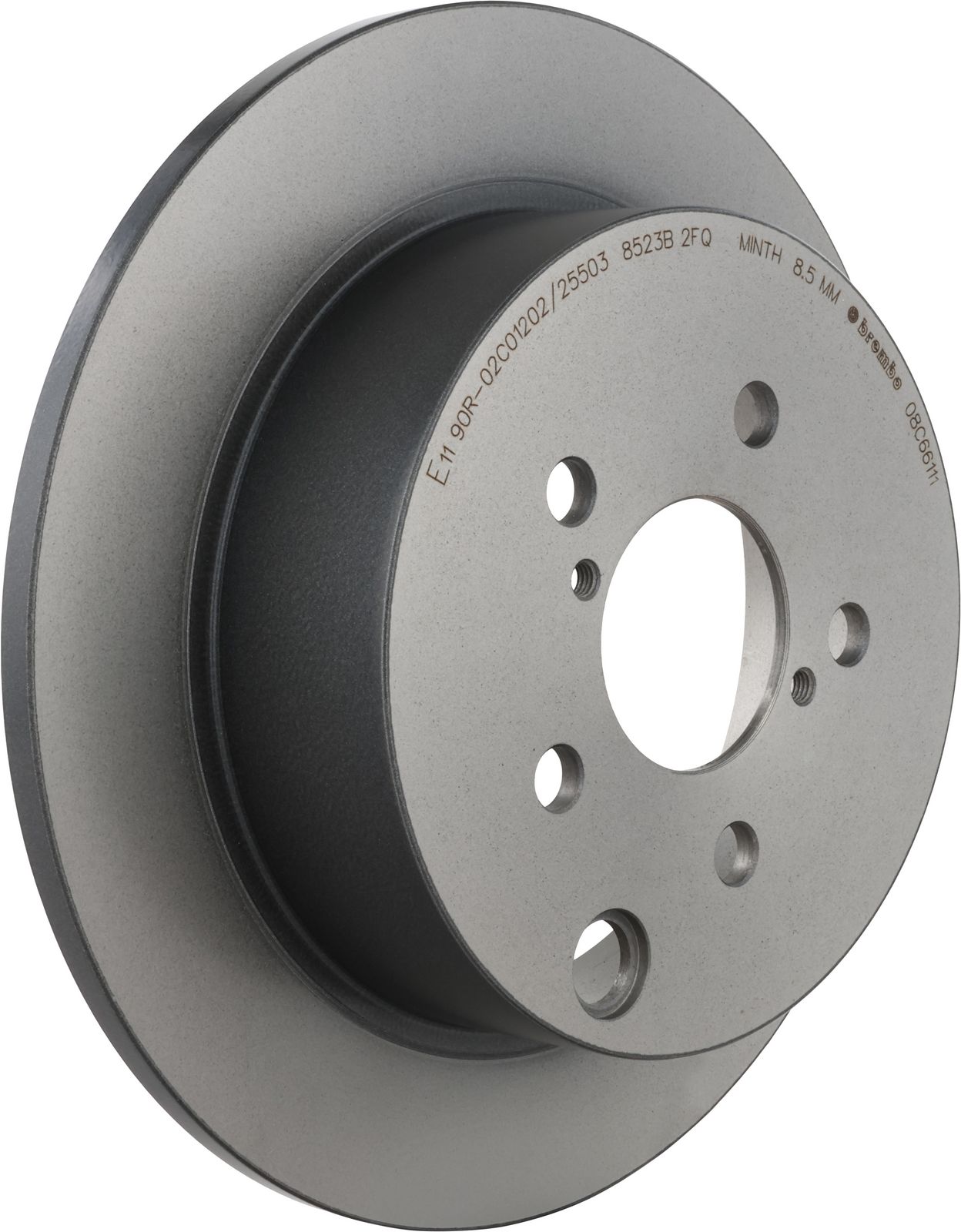 PRIME UV Coated Rear Disc Brake Rotor - 08.C661.11_01