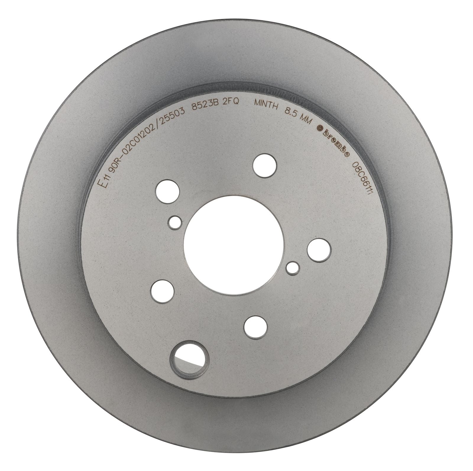 PRIME UV Coated Rear Disc Brake Rotor - 08.C661.11_01