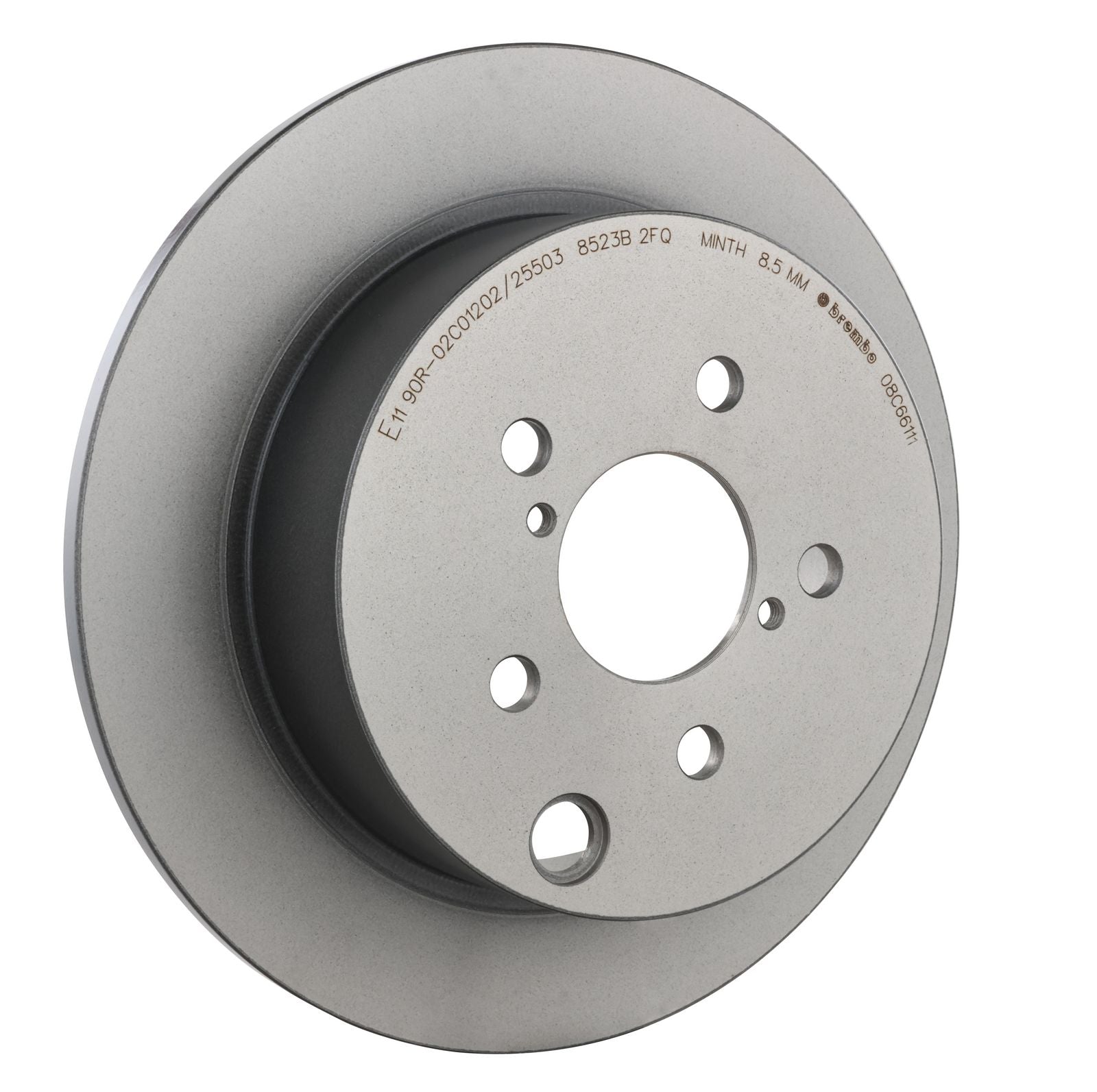 PRIME UV Coated Rear Disc Brake Rotor - 08.C661.11_23