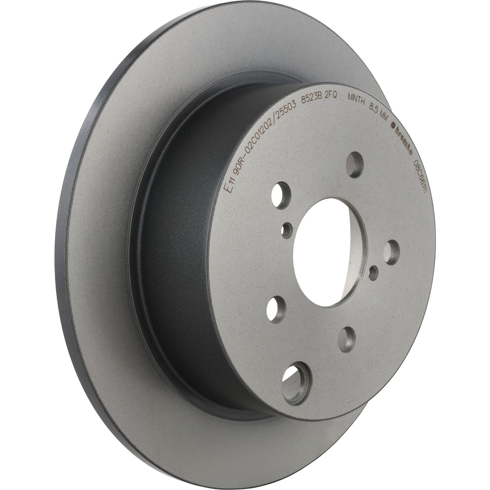 PRIME UV Coated Rear Disc Brake Rotor - 08.C661.11_26