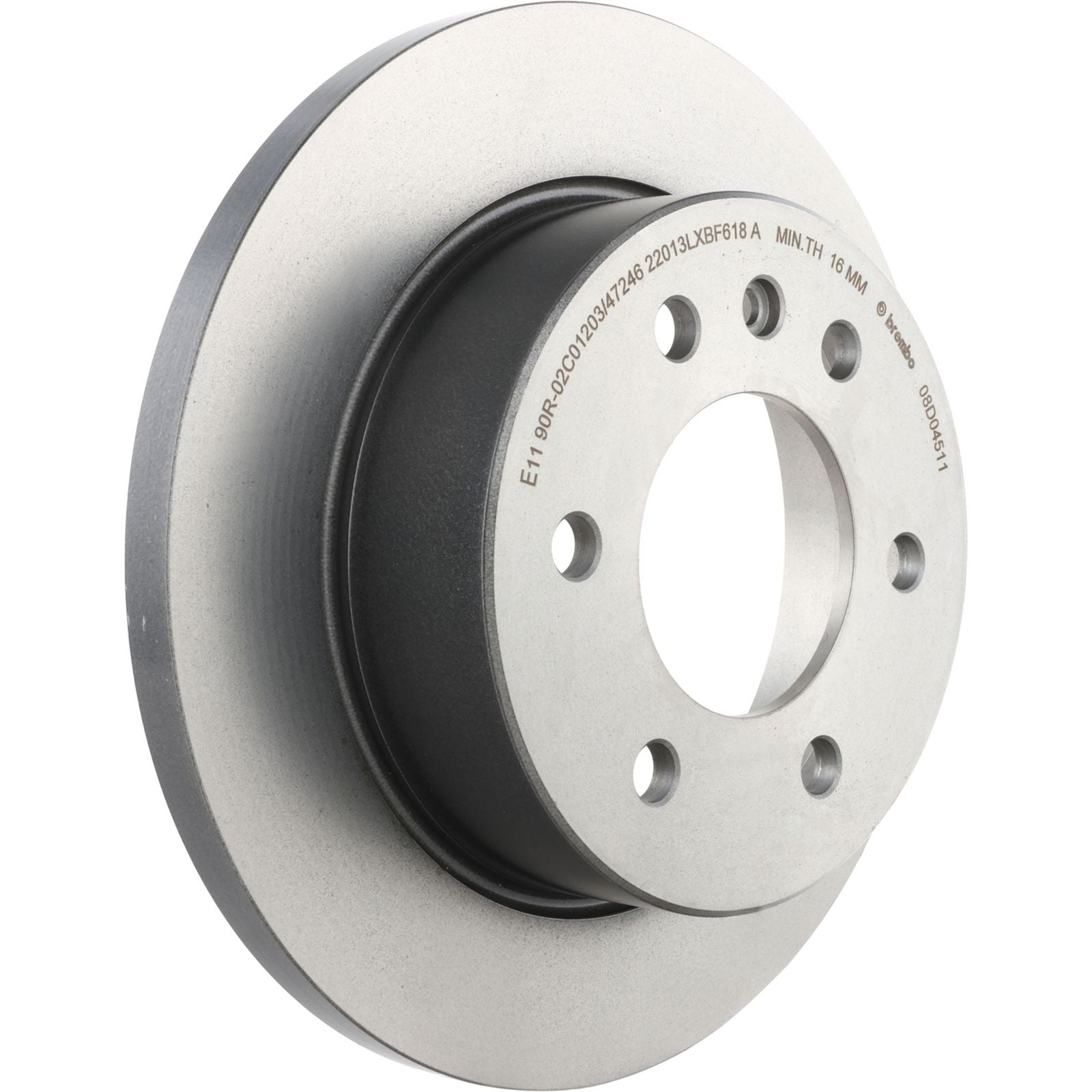PRIME UV Coated Rear Disc Brake Rotor - 08.D045.11_02