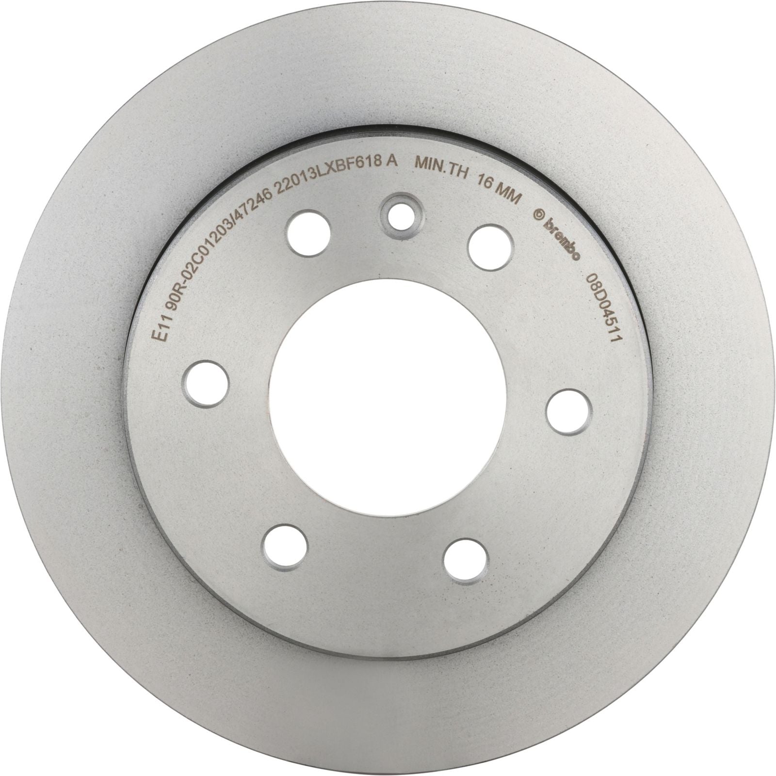 PRIME UV Coated Rear Disc Brake Rotor - 08.D045.11_05