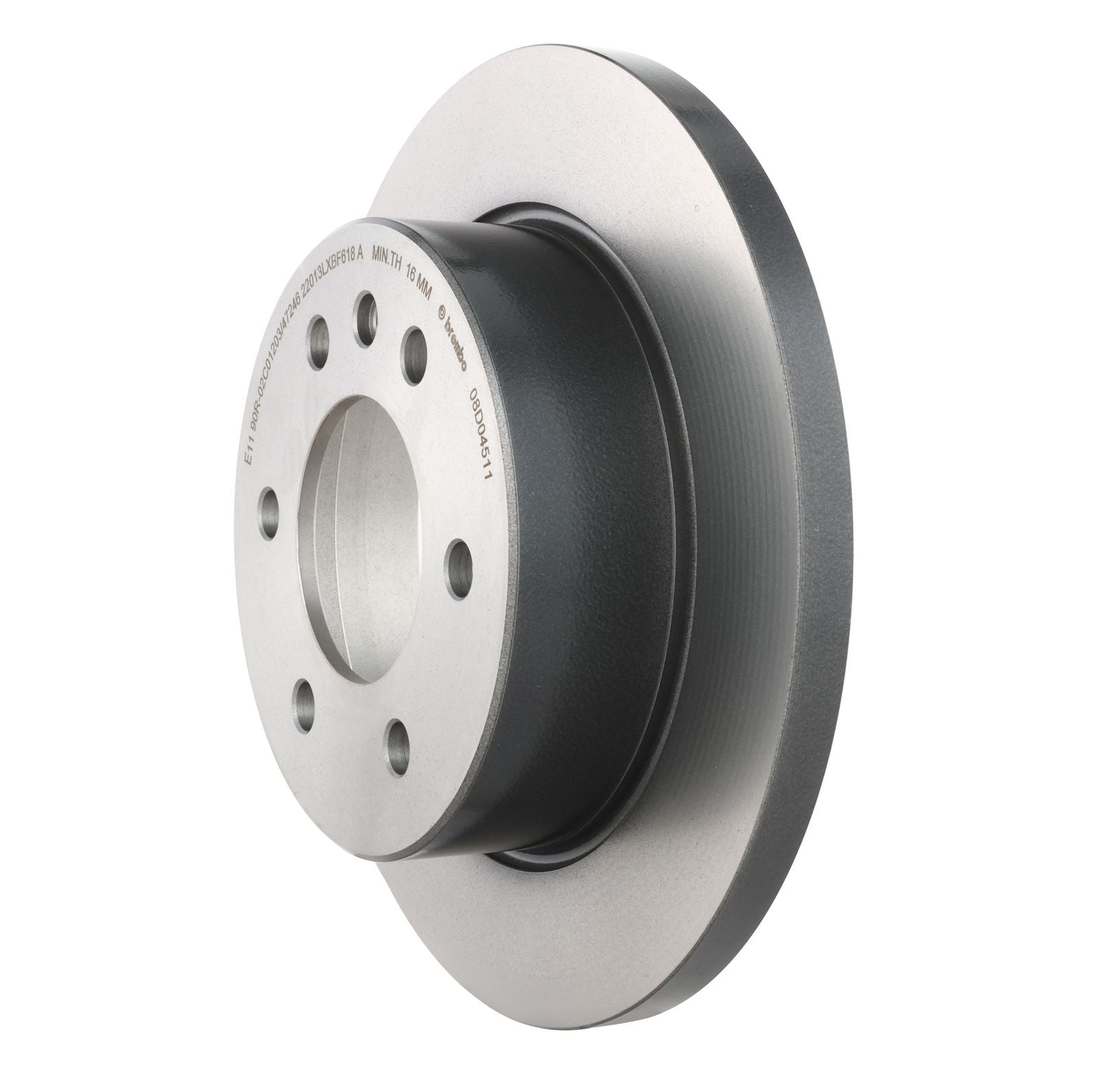 PRIME UV Coated Rear Disc Brake Rotor - 08.D045.11_11