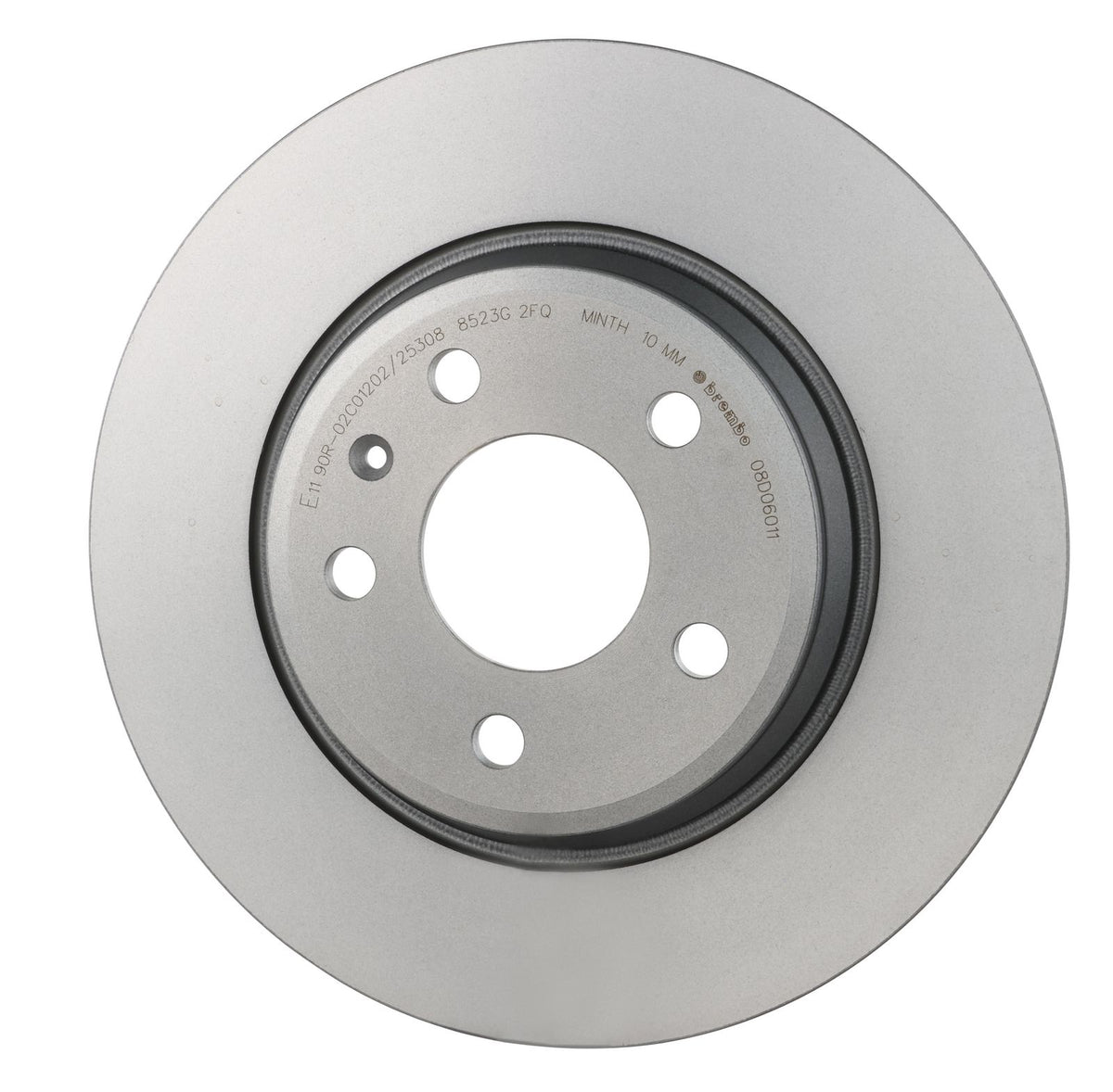 PRIME UV Coated Rear Disc Brake Rotor - 08.D060.11_08