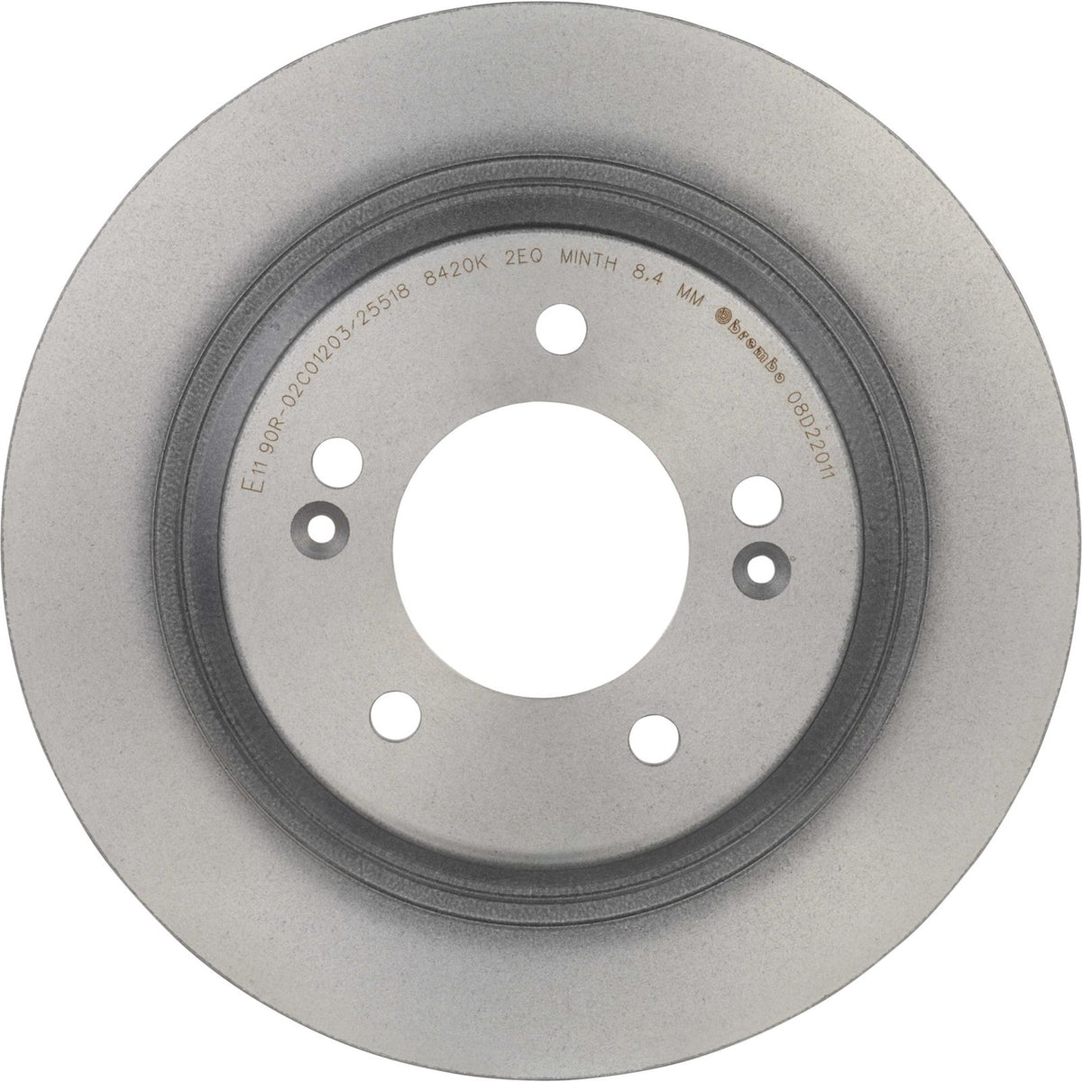 PRIME UV Coated Rear Disc Brake Rotor - 08.D220.11_06