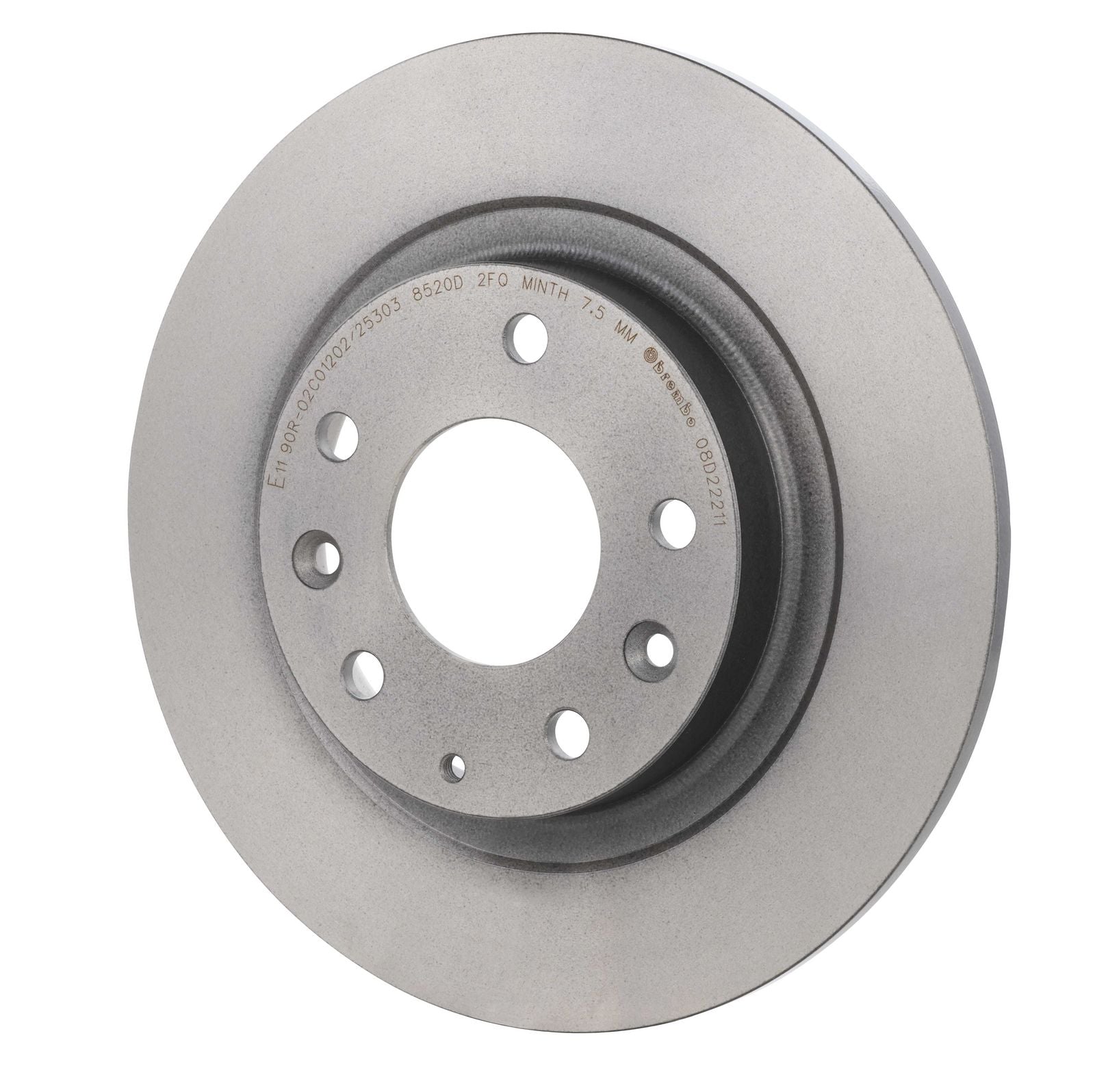 PRIME UV Coated Rear Disc Brake Rotor - 08.D222.11_09